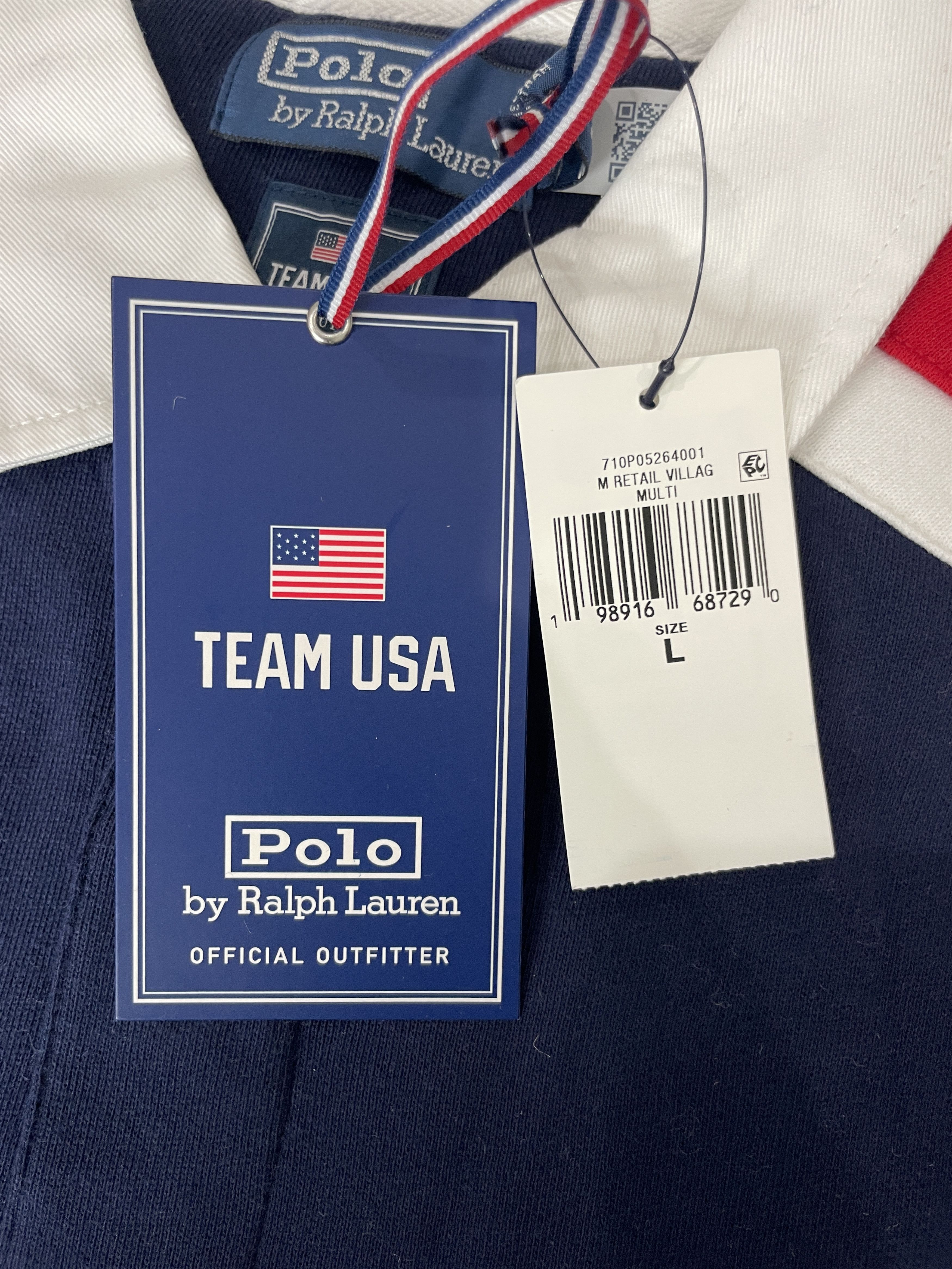 Polo Ralph Lauren Polo Ralph Lauren Men's Team USA Rugby Sweatshirt sz L Size US L / EU 52-54 / 3 - 8 Thumbnail