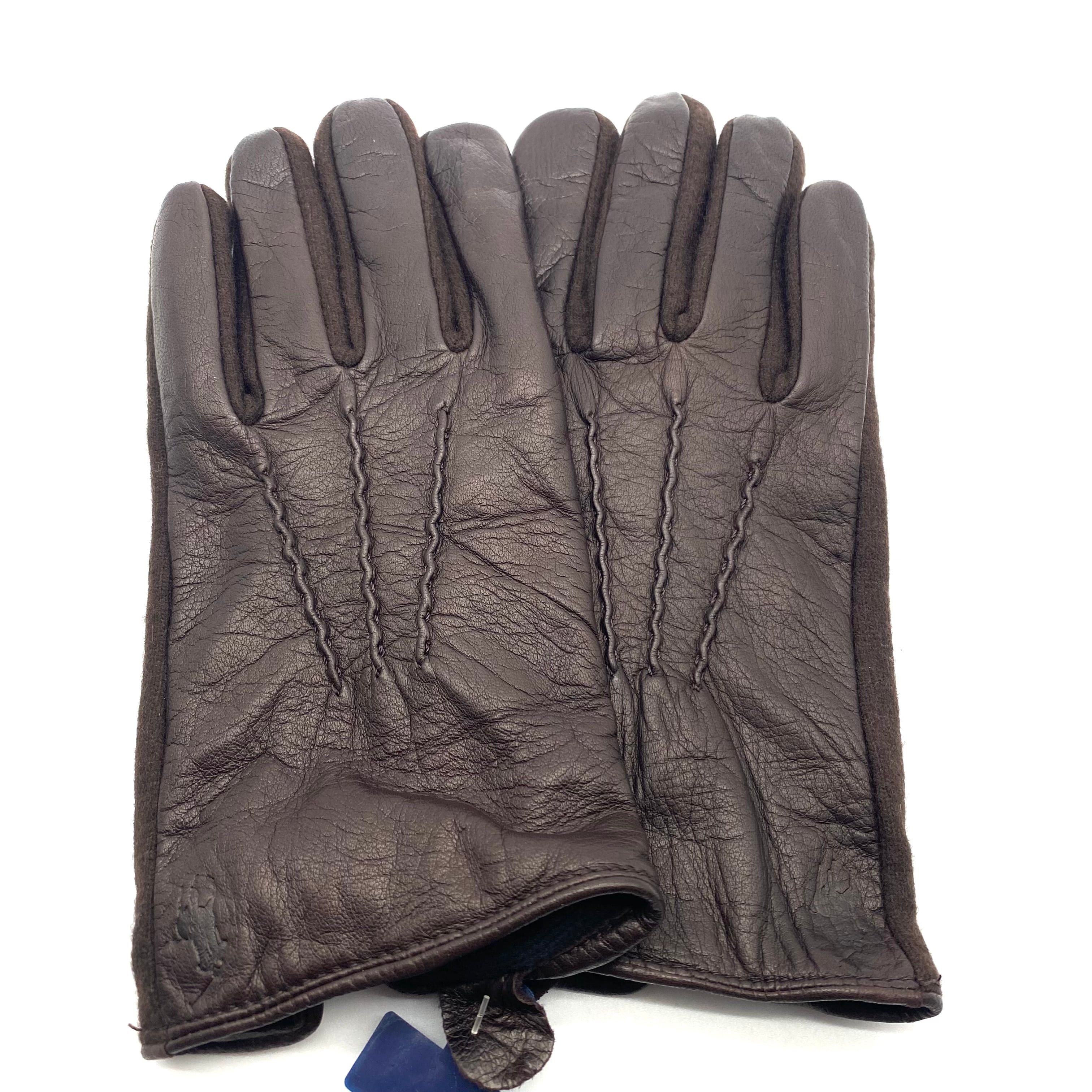 Polo Ralph Lauren Polo Ralph Lauren Leather Glove Brown M Size Size ONE SIZE - 1 Thumbnail