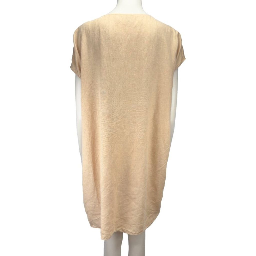 Other WILFRED LE FOU Tan Shift Mini Contemporary Tunic Dress sz XS Size XS / US 0-2 / IT 36-38 - 4 Thumbnail