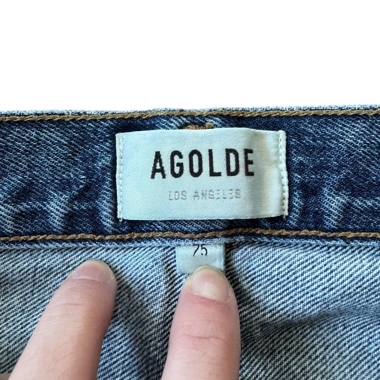 Agolde AGOLDE 90s Mid Rise Loose Fit Hooked Wash Size 25" / US 0 / IT 36 - 7 Thumbnail