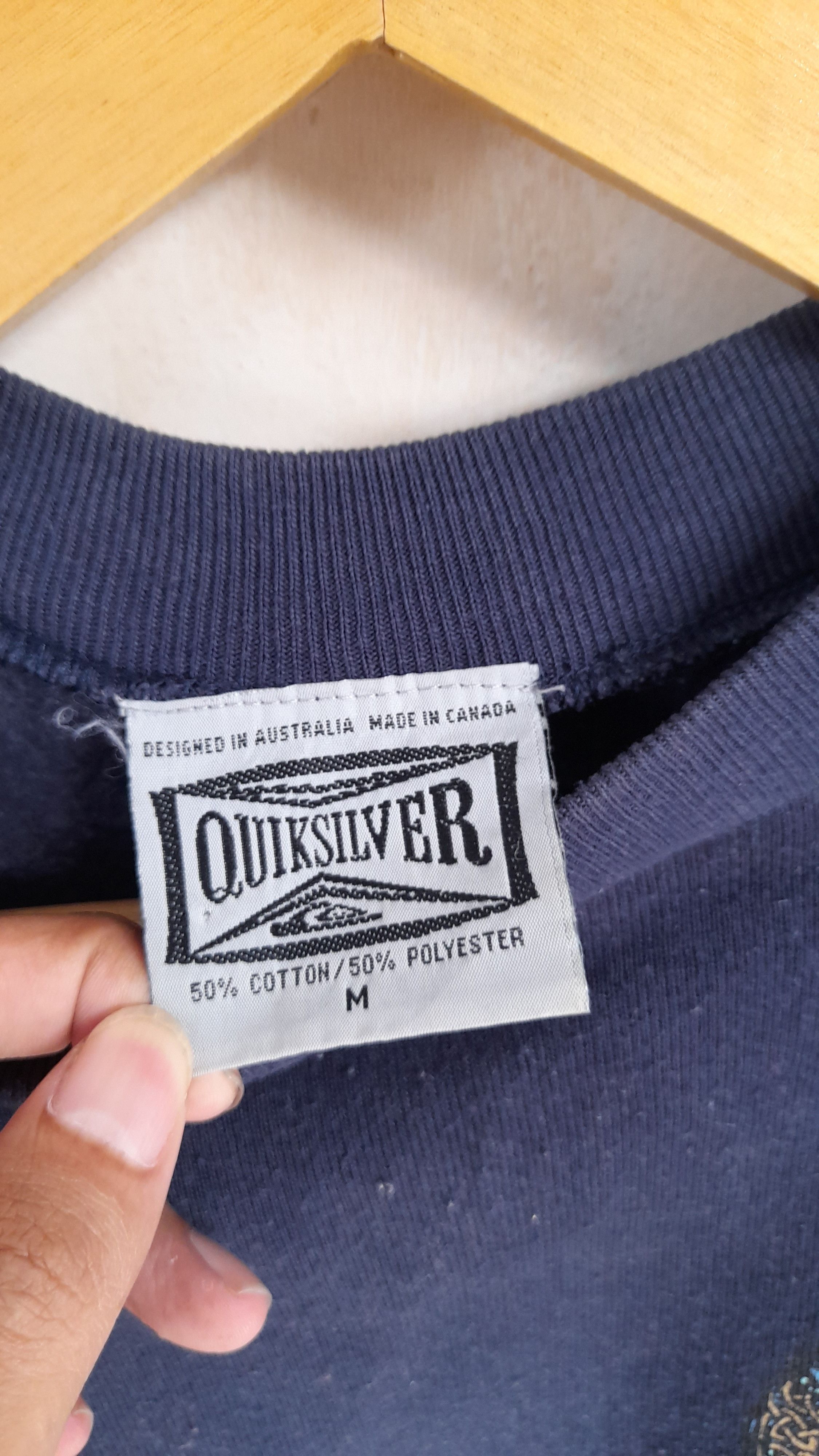 Quiksilver × Stussy × Vintage 💥Drop Your Offer💥 Vintage Quiksilver Crewneck Size US M / EU 48-50 / 2 - 6 Thumbnail