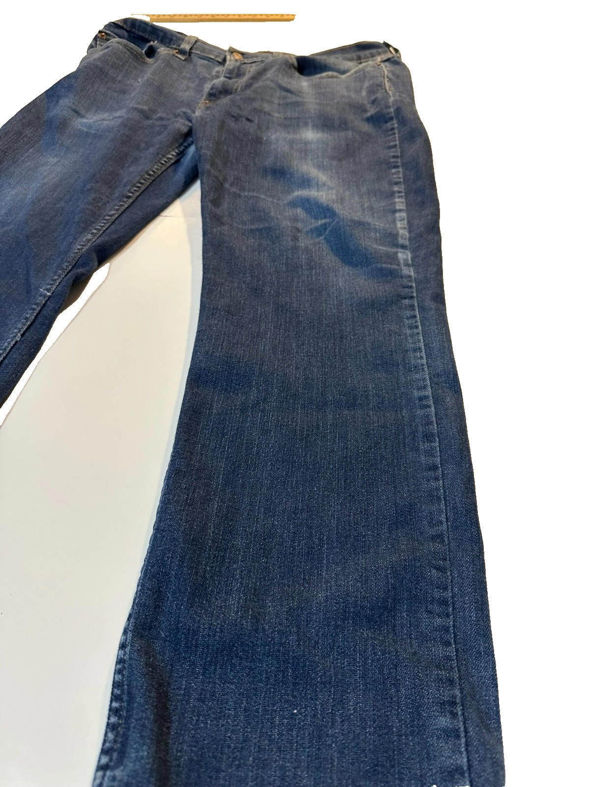 Levi's Levi’s 514 Dark Wash Blue Jeans Men’s Size 36x30 Size US 36 / EU 52 - 9 Thumbnail
