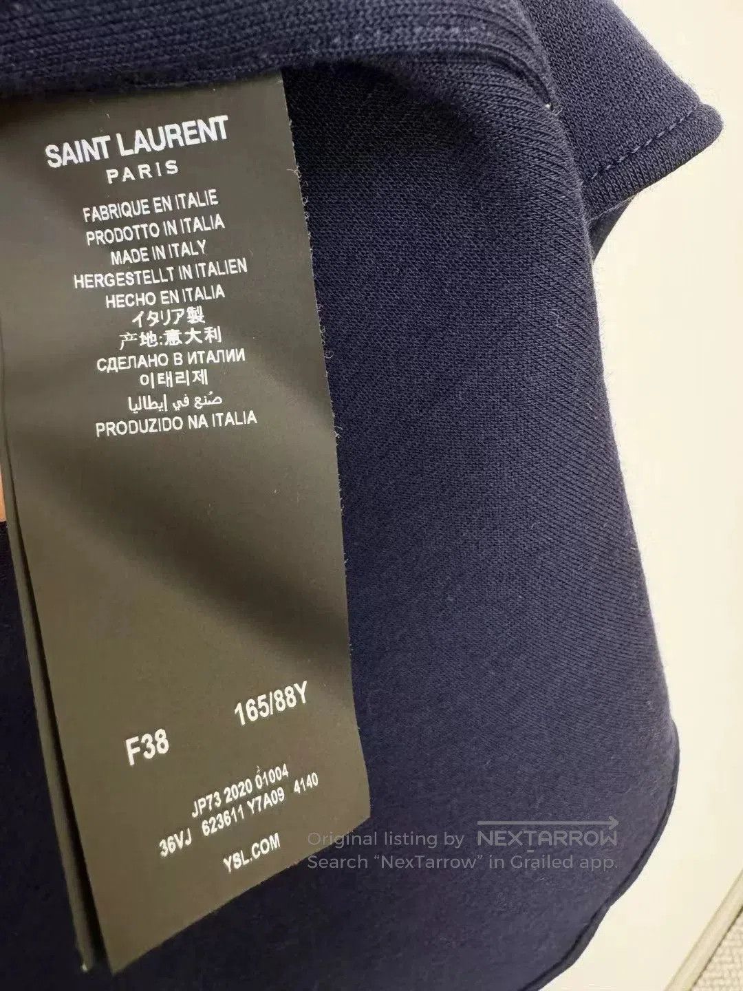 Saint Laurent Paris Saint Laurent Embroidered Jacket. Size US M / EU 48-50 / 2 - 4 Thumbnail