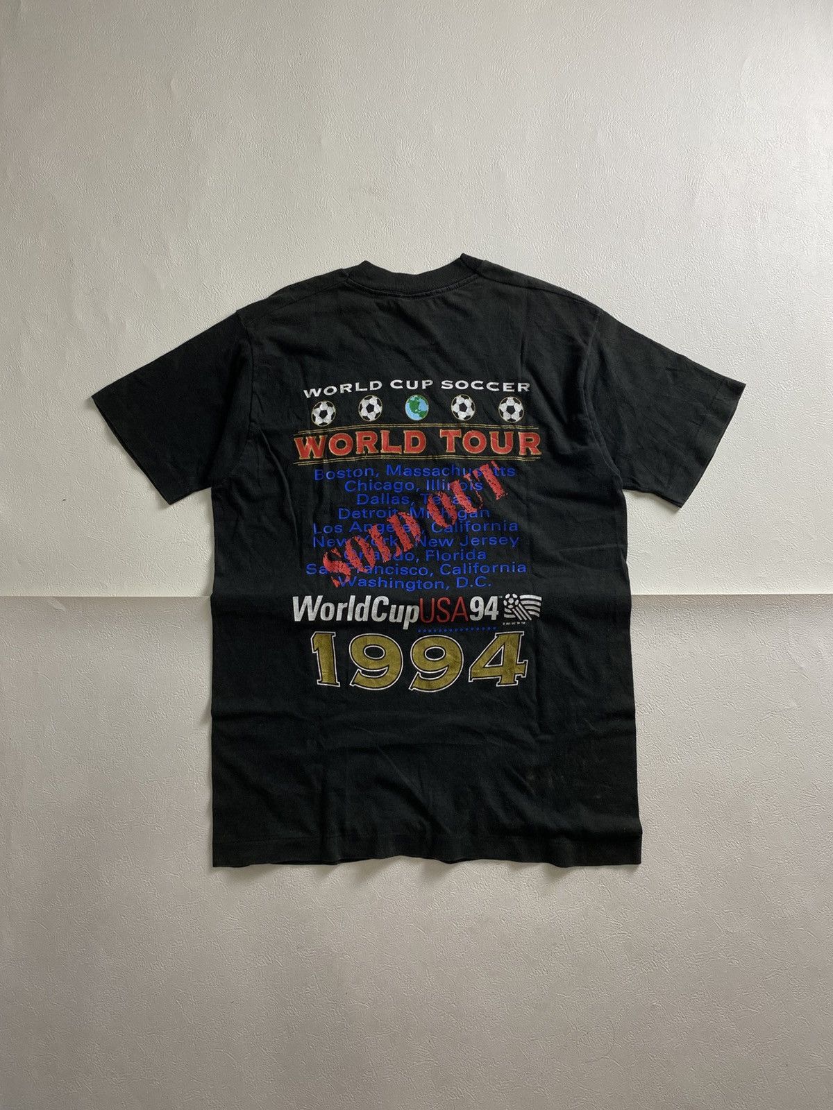 Vintage Vtg Tee World Cup USA 1994 Nutmeg Tag Size US M / EU 48-50 / 2 - 8 Thumbnail
