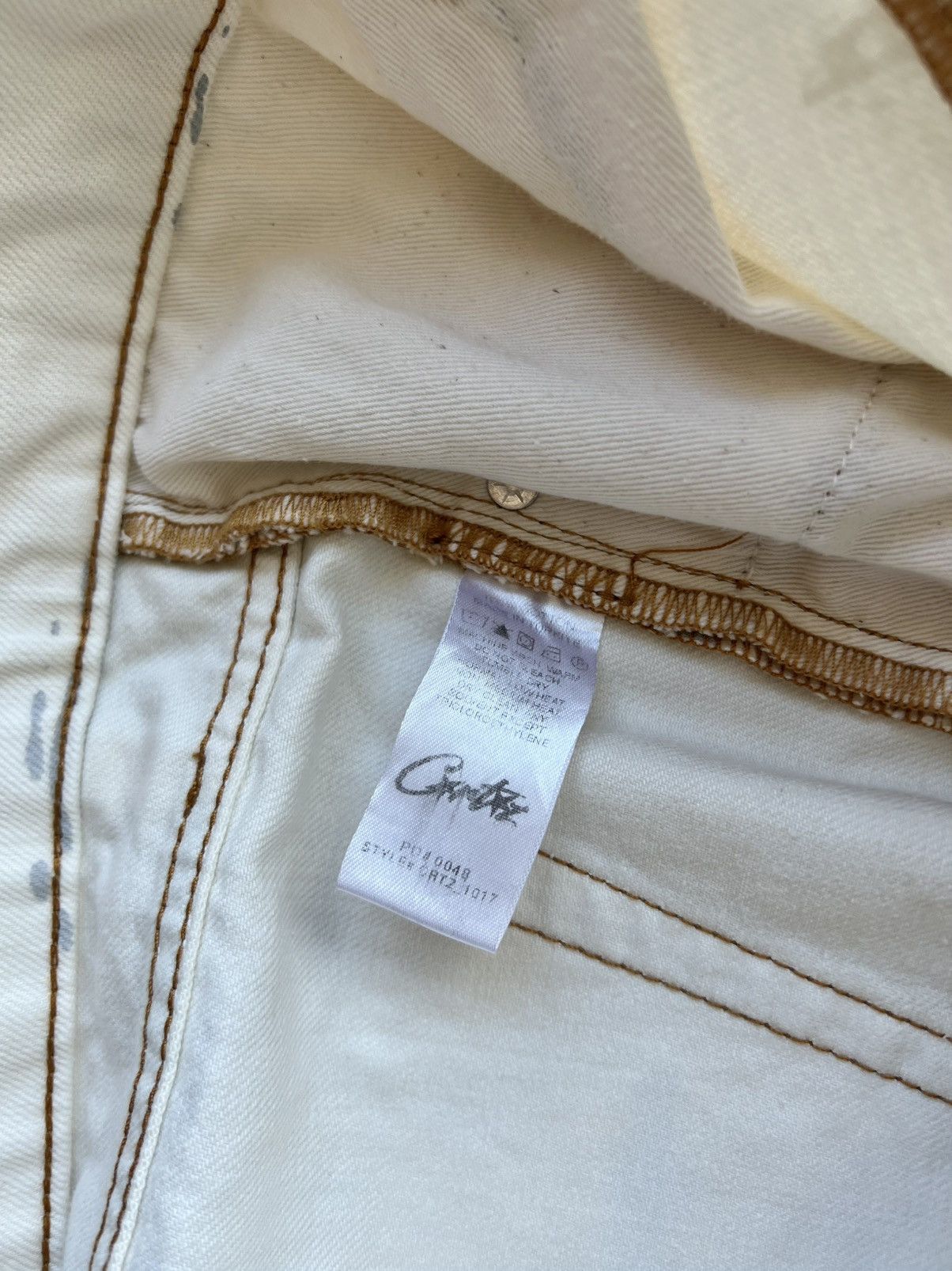Corteiz Corteiz Alcatraz Pattern Denim Jeans White Large Size US 34 / EU 50 - 10 Thumbnail