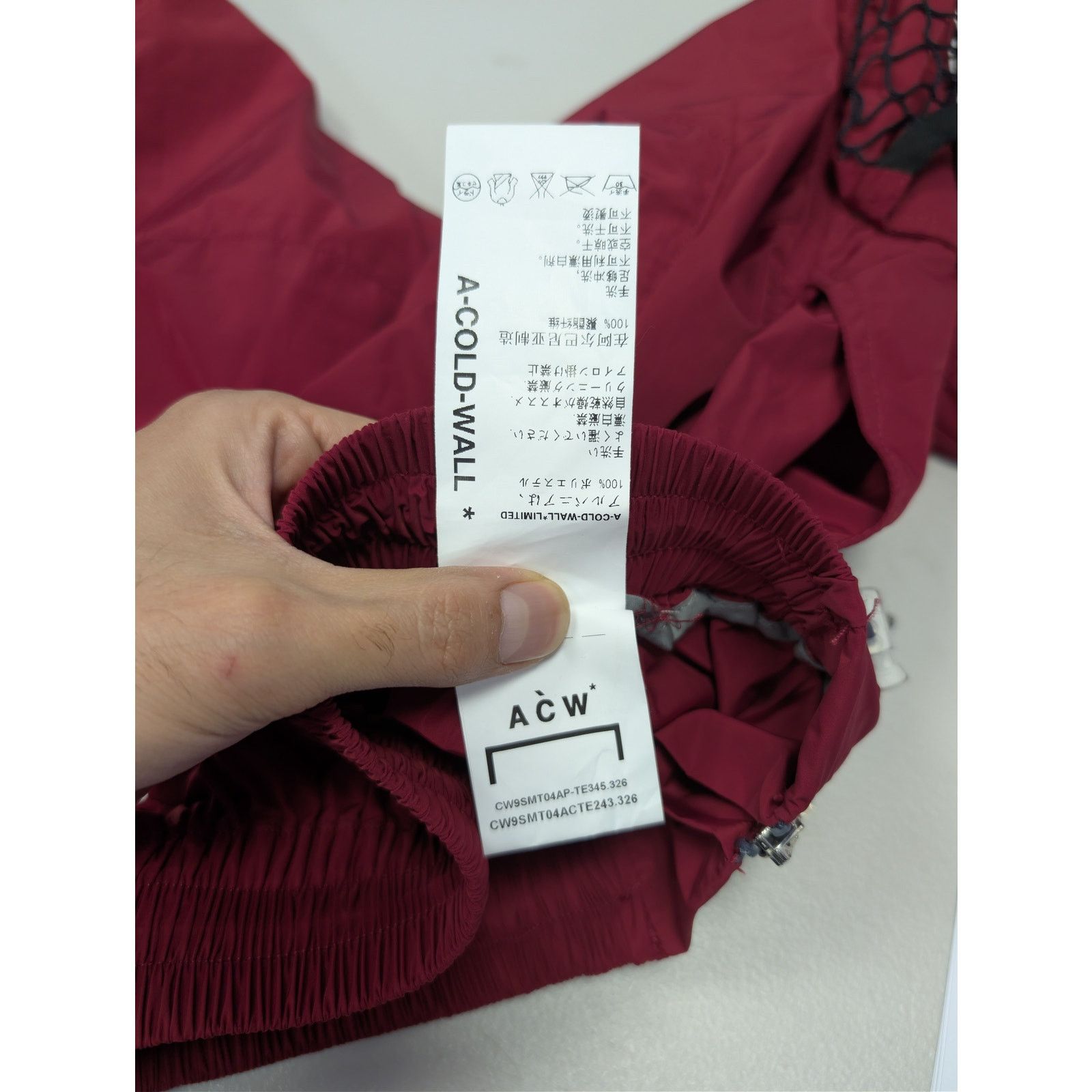A-COLD-WALL* o1rshd1 Netted Cargo Zip Pants in Red Size US 30 / EU 46 - 19 Thumbnail