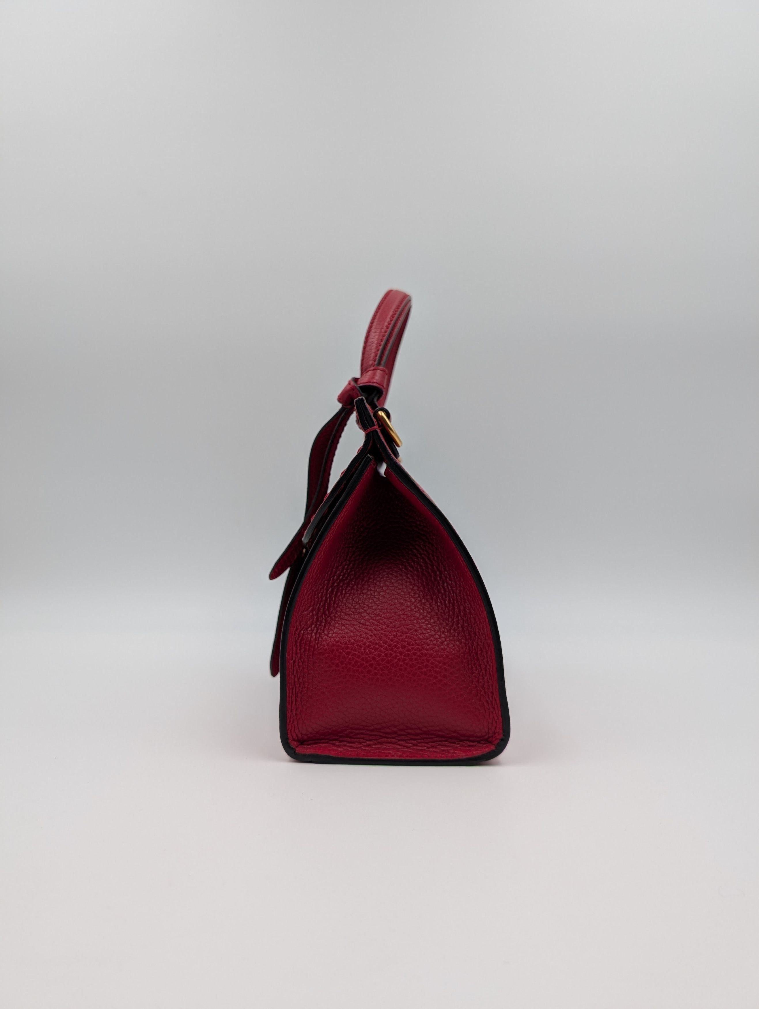 Gucci Red GG Marmont Top Handle Bag Size ONE SIZE - 4 Thumbnail
