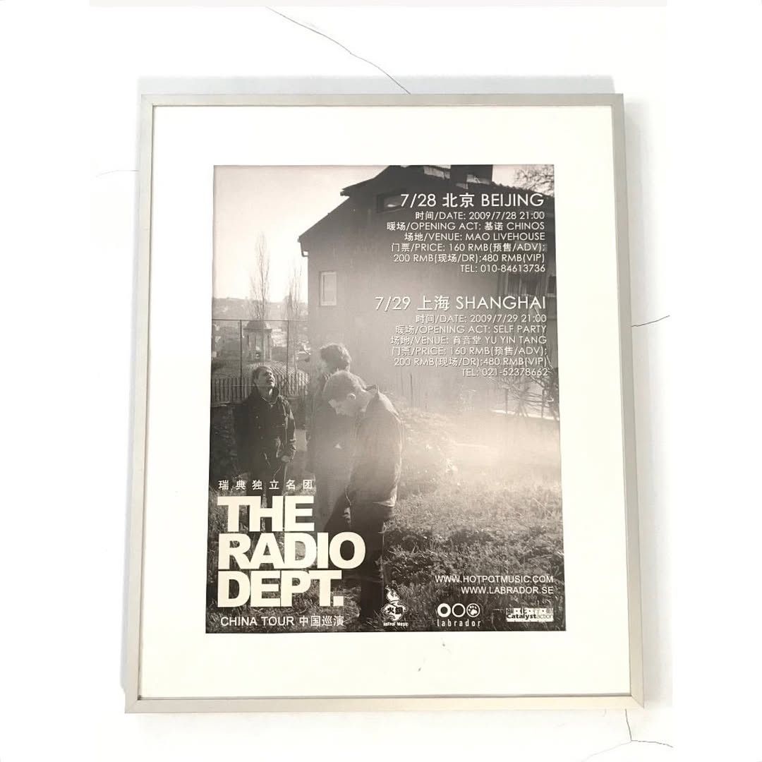 Vintage The Radio Dept China Tour 2009 beijing and shanghai Poster Size ONE SIZE - 1 Thumbnail