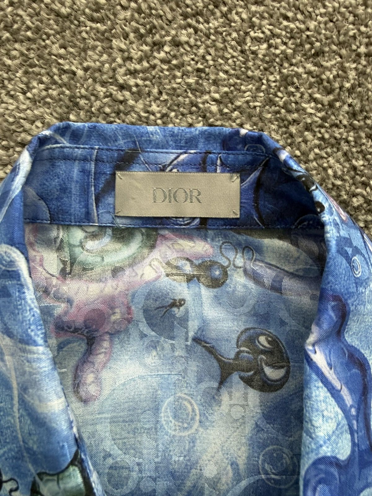 Dior Dior x Kenny Scharf Oblique Button up Shirt - 40 Size US M / EU 48-50 / 2 - 7 Thumbnail