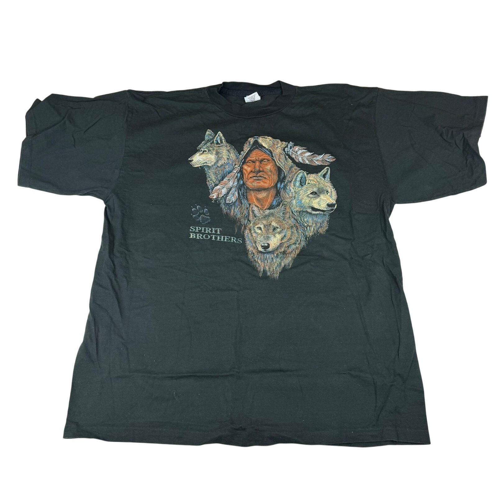 Other Vintage Allore Wolf Nature Graphic T-Shirt XXL Size US XXL / EU 58 / 5 - 1 Thumbnail