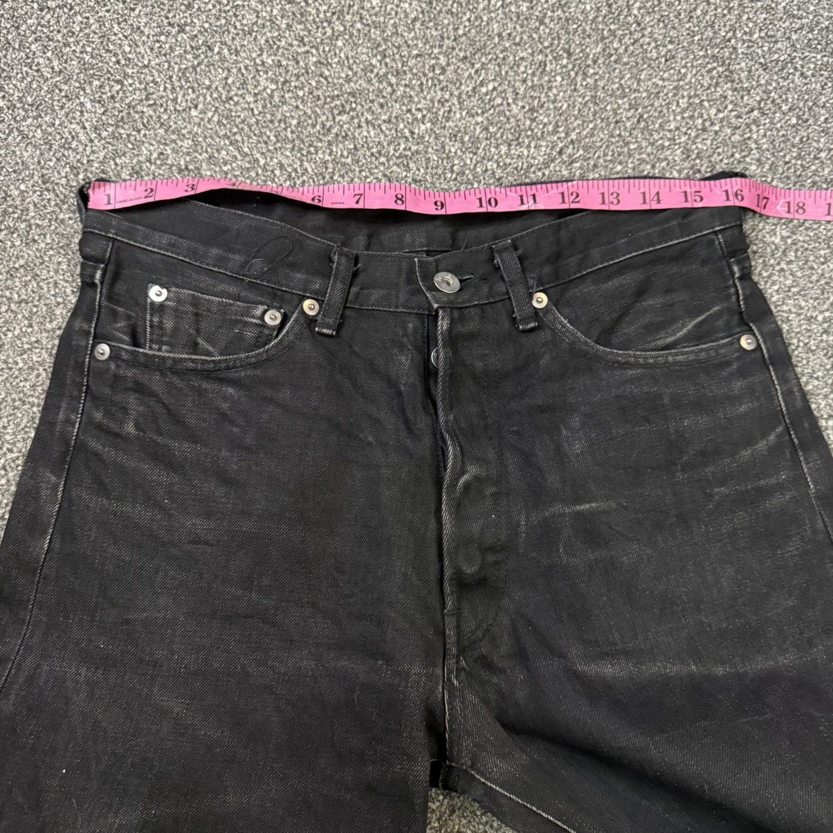 If Six Was Nine 🔥🇯🇵 Vintage Black Fade Distressed Denim Boycott Selvedge Size US 30 / EU 46 - 16 Thumbnail