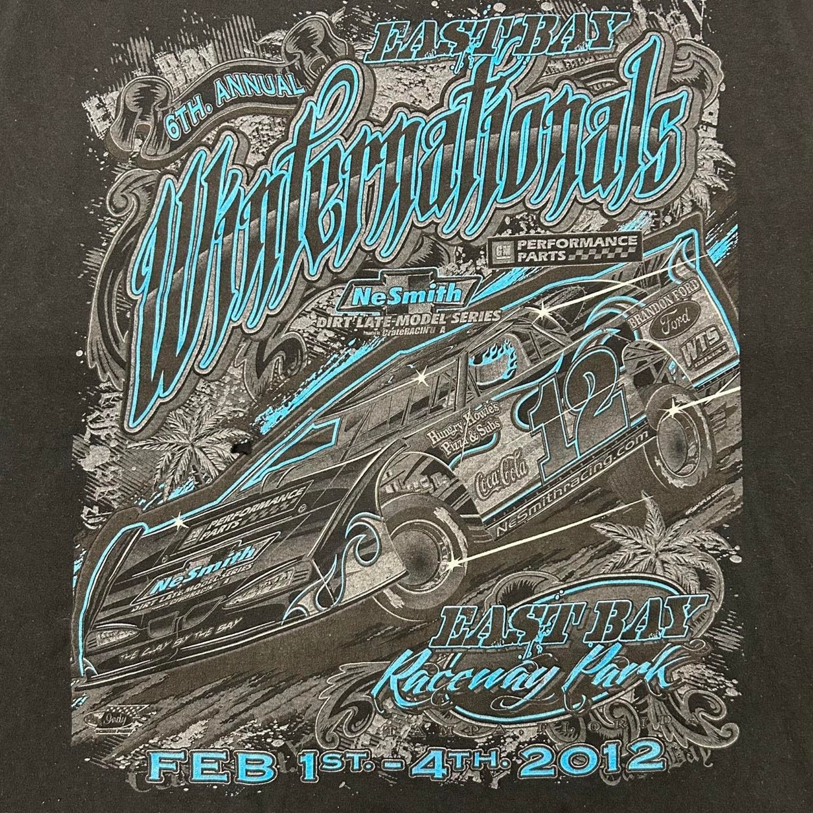 Other Y2K Black and grey cotton race car tee Size US XXL / EU 58 / 5 - 2 Thumbnail