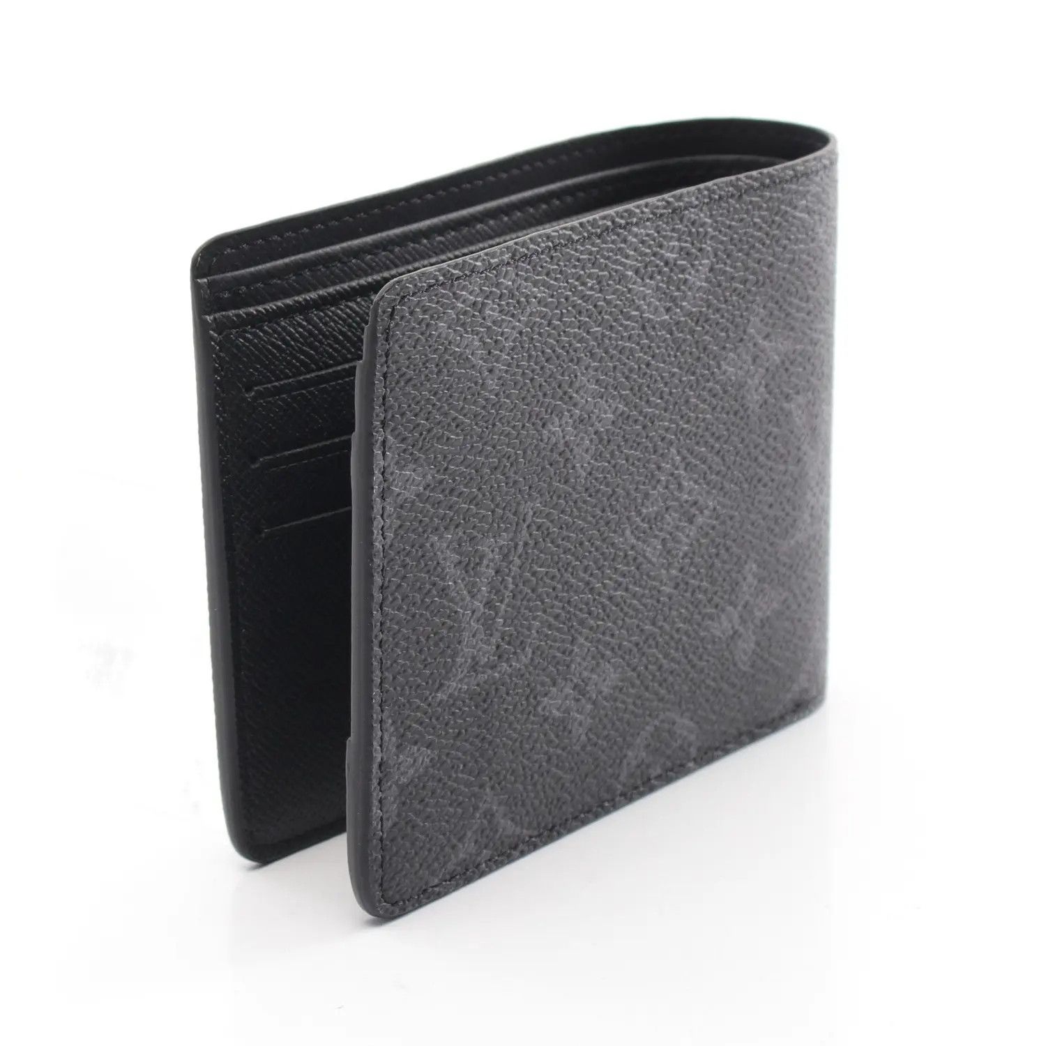 Louis Vuitton Louis Vuitton Monogram Leather Eclipse Bi-Fold Wallet Size ONE SIZE - 1 Thumbnail