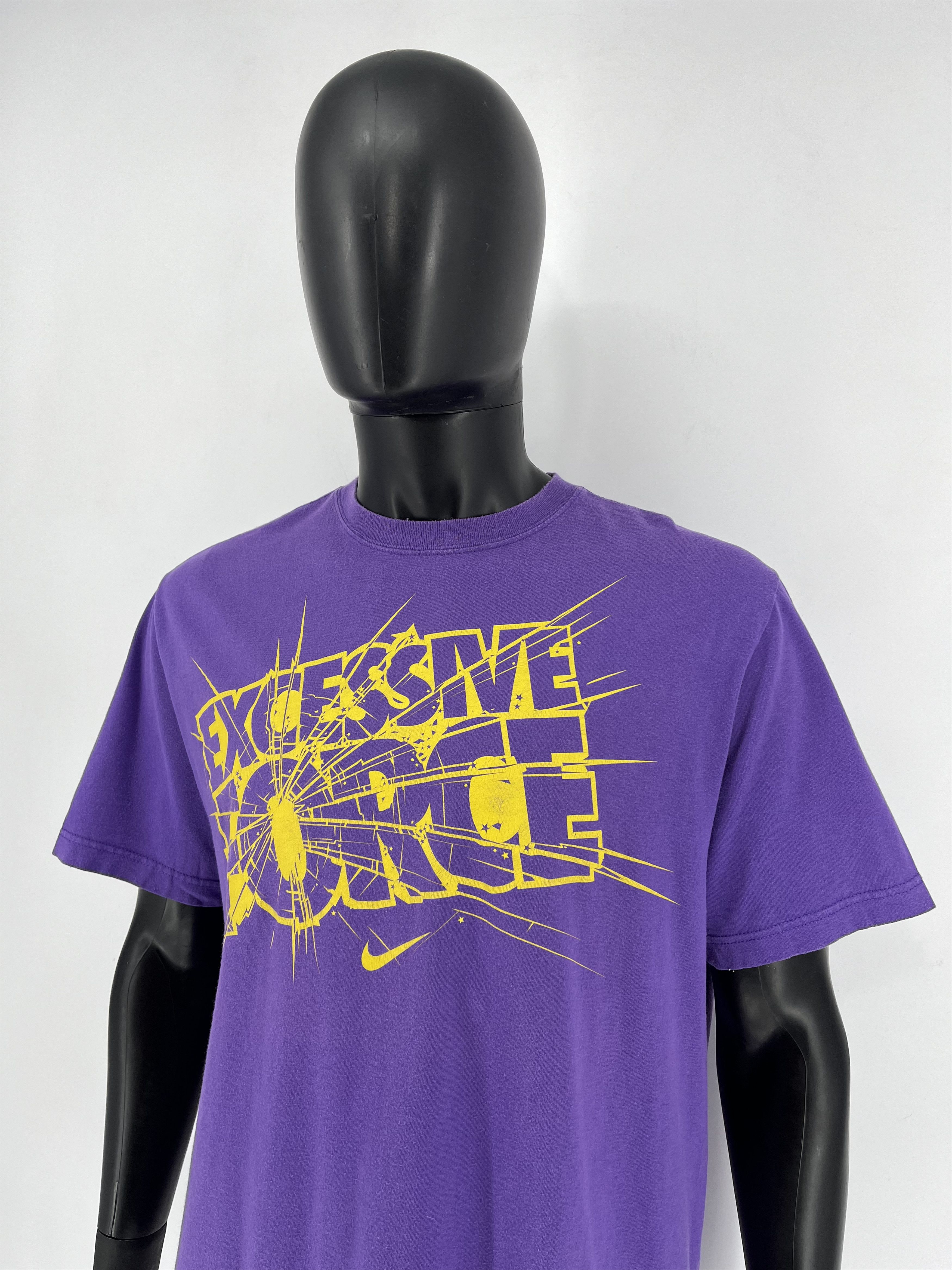 Nike × Vintage Vintage Tshirt Nike Excessive Force Streetwear Style Size US XL / EU 56 / 4 - 4 Thumbnail