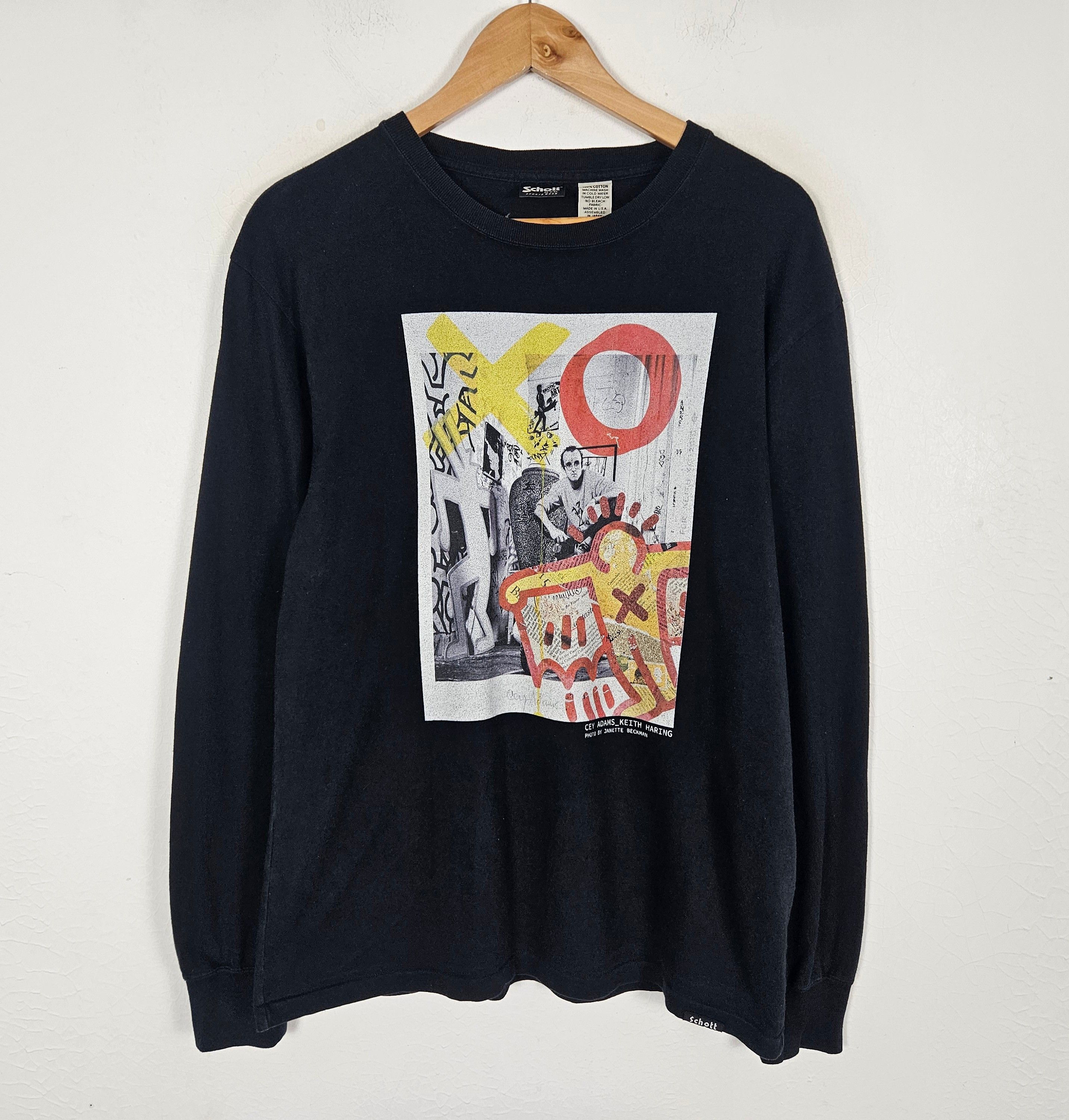Keith Haring × Schott Schott Keith haring photo tee by Janette Beckman shirt Size US L / EU 52-54 / 3 - 3 Thumbnail