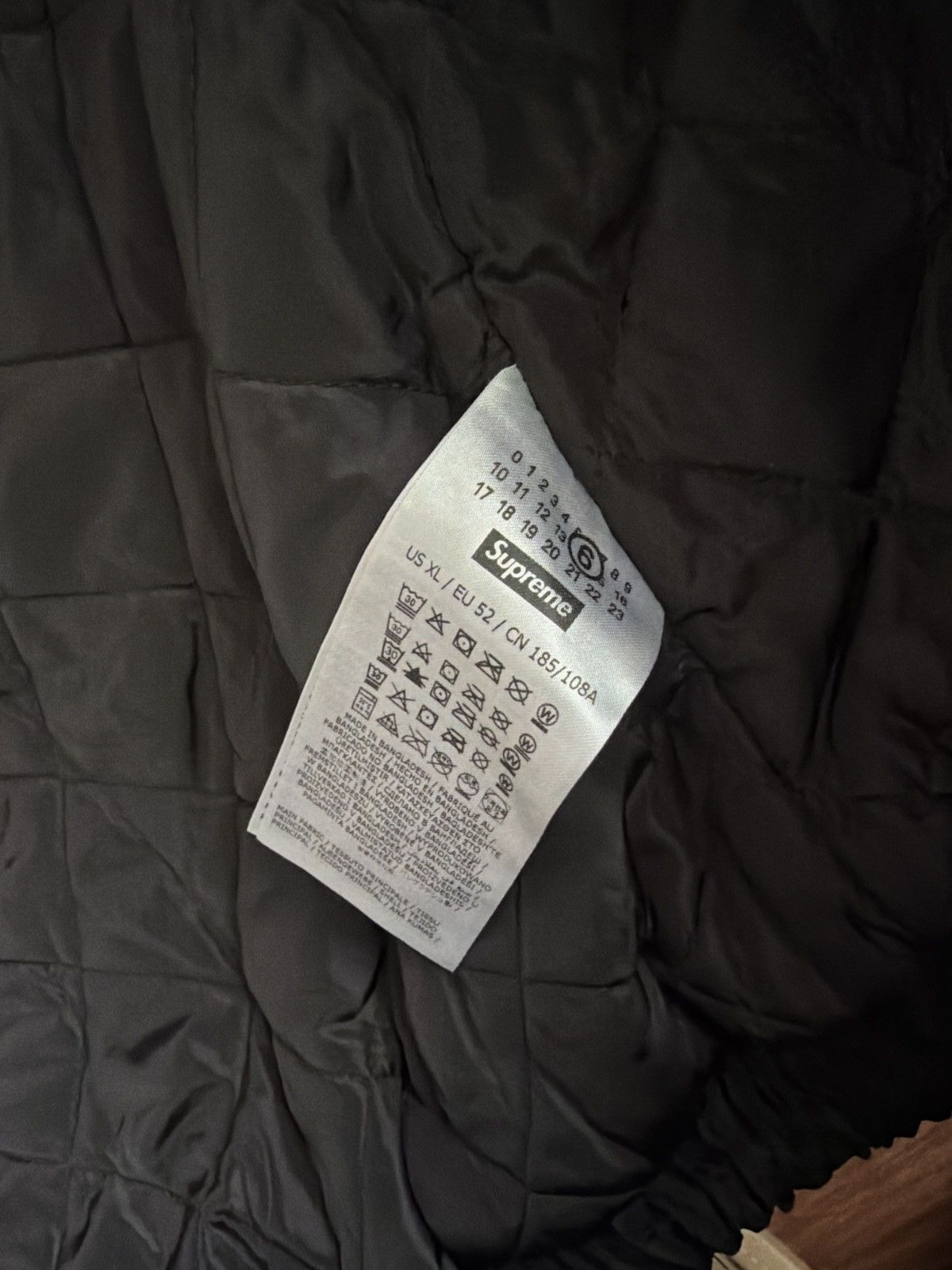 Maison Margiela × Supreme Supreme SS26 MM6 Maison Margiela Split Stadium Jacket Sz XL Size US XL / EU 56 / 4 - 16 Thumbnail