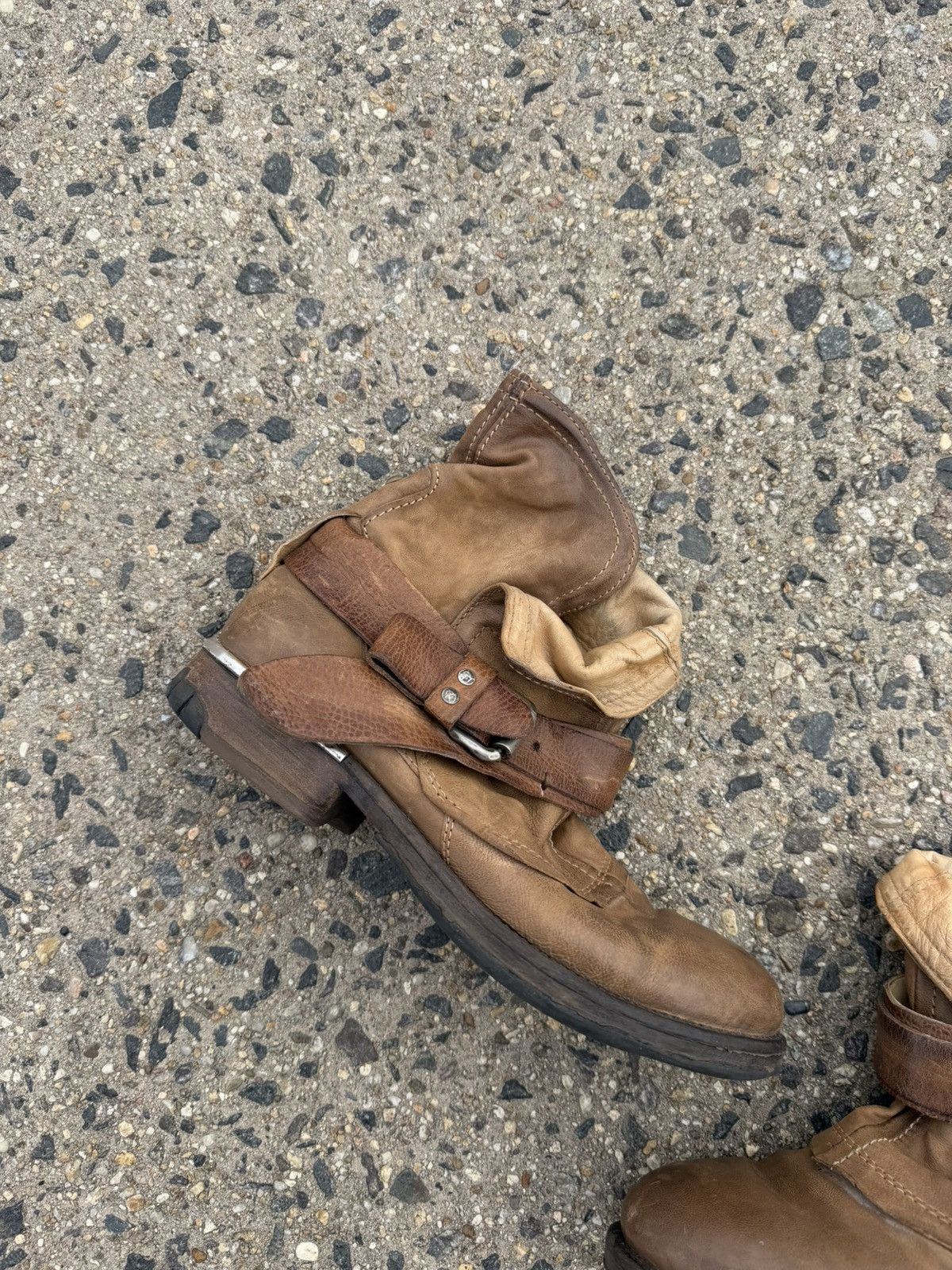 Avant-garde A.S.98 Meatl Leather Boots
