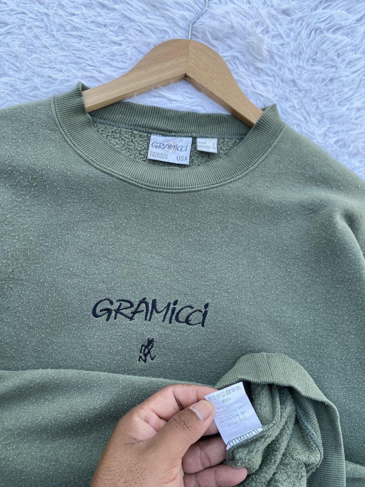 Gramicci Rare Vintage Gramicci USA Embroidered Logo Sweatshirt Size US S / EU 44-46 / 1 - 7 Thumbnail