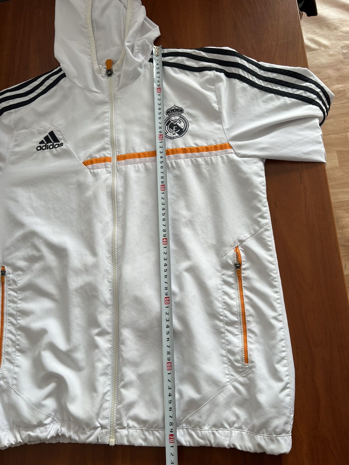 Adidas 2013 REAL MADRID TRAINING TRAVEL SOCCER FOOTBALL JACKET SZ L Size US L / EU 52-54 / 3 - 16 Thumbnail