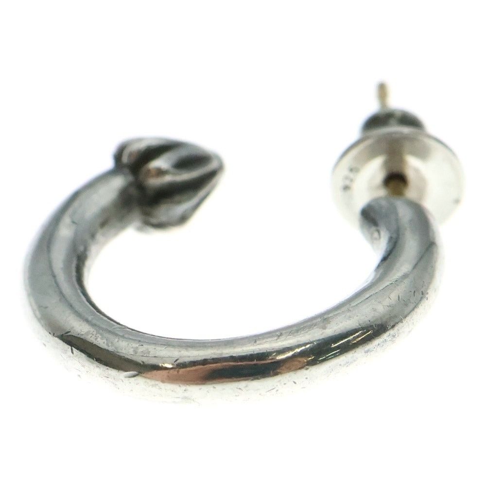 Chrome Hearts Chrome Hearts Plain Hoop Earring Silver BCA101 Size ONE SIZE - 3 Thumbnail