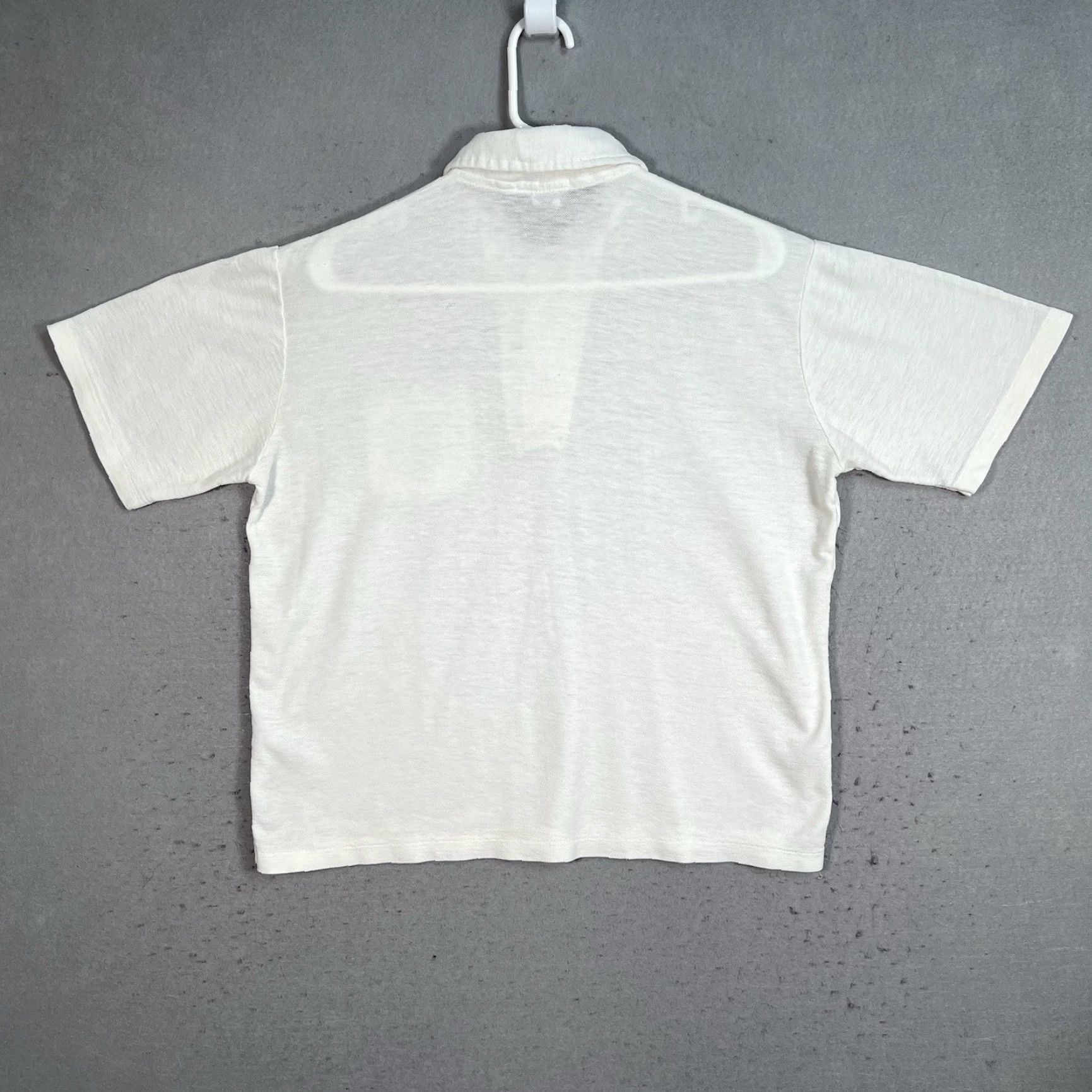 Vintage VINTAGE Artex Northwest Academy Mustangs Polo Shirt Adult Large White Mens Size US L / EU 52-54 / 3 - 2 Thumbnail