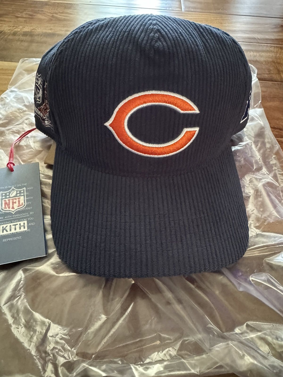 image of Kith x Nfl Bears ‘47 Hitch Snapback in Navy, Men's