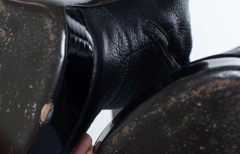 Burberry Burberry, black leather over knee platform boots Size US 9.5 / IT 39.5 - 9 Thumbnail
