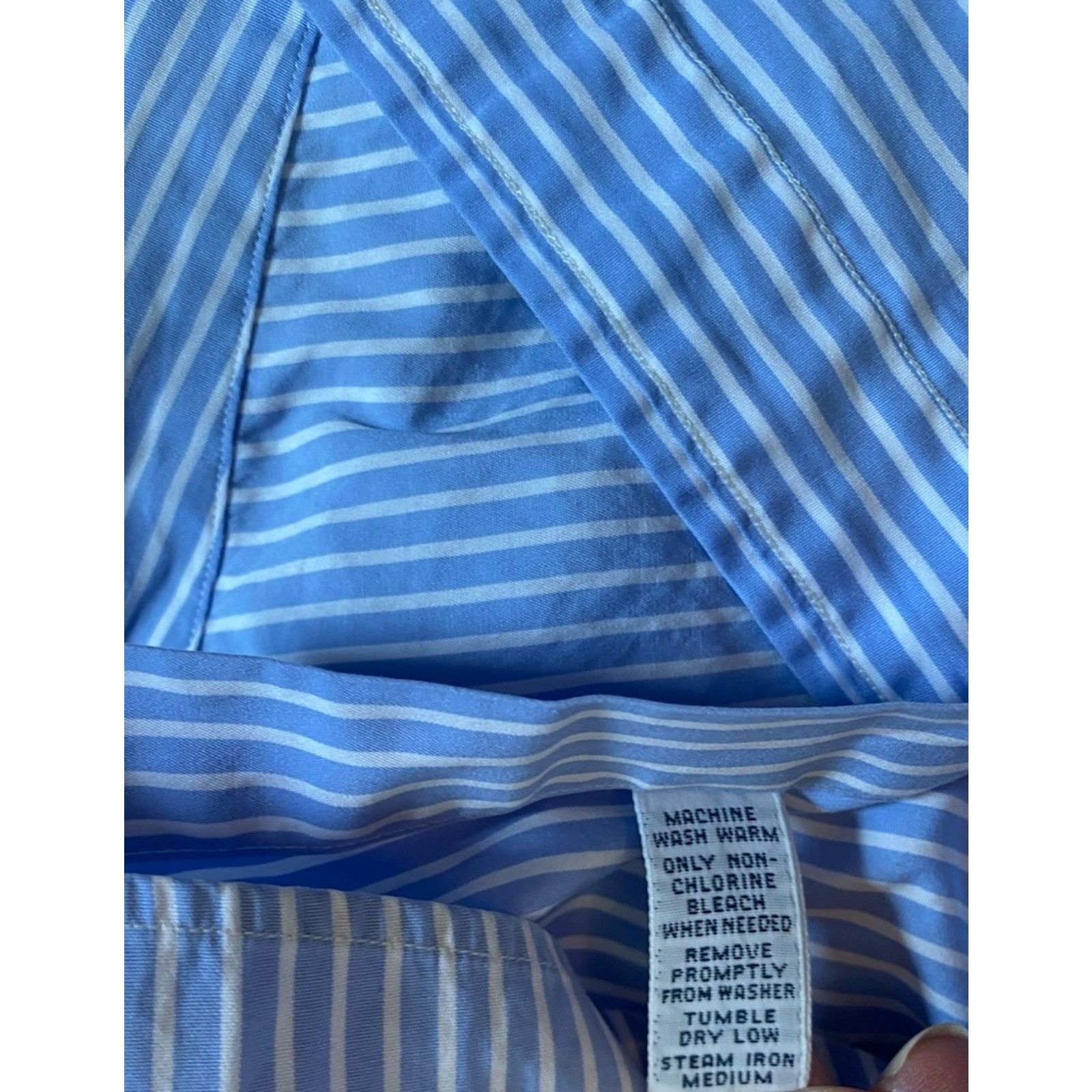Polo Ralph Lauren Ralph Lauren Shirt Mens 16 32/33 Blue Custom Fit Button Pony Size US M / EU 48-50 / 2 - 3 Thumbnail