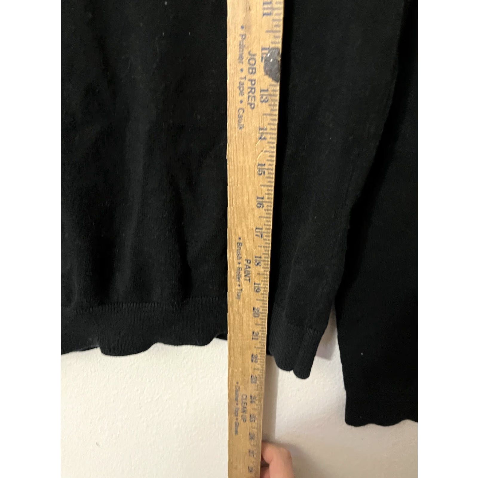 H&M VINTAGE H&M Women's Cardigan Sweater Black Long Sleeve Cotton Modal Small Size S / US 4 / IT 40 - 4 Thumbnail