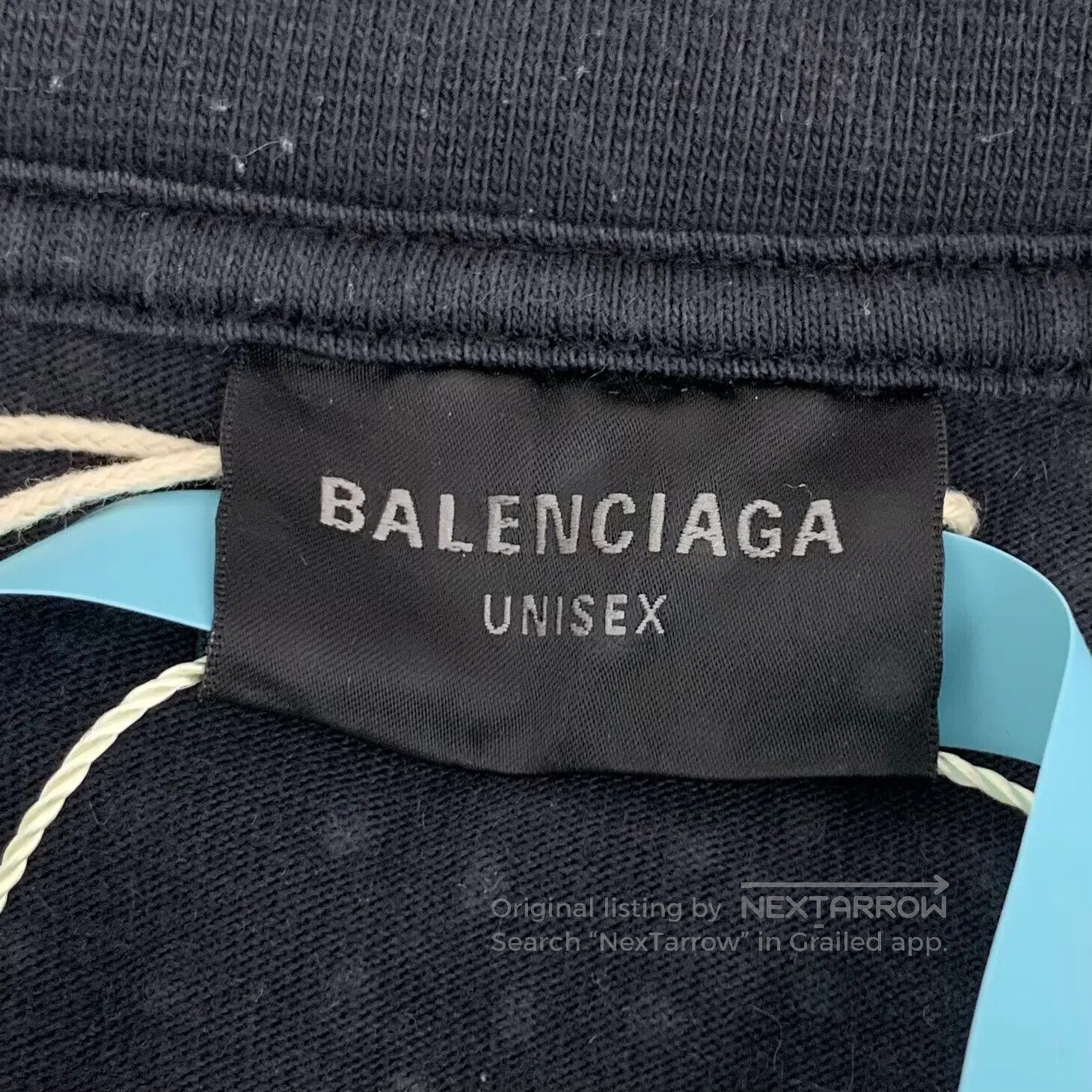 Balenciaga Balenciaga Black cotton round neck short sleeve T-shirt wi Size US M / EU 48-50 / 2 - 5 Thumbnail