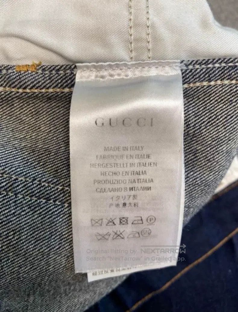 Gucci Gucci Straight jeans with retro logo Size US 30 / EU 46 - 8 Thumbnail