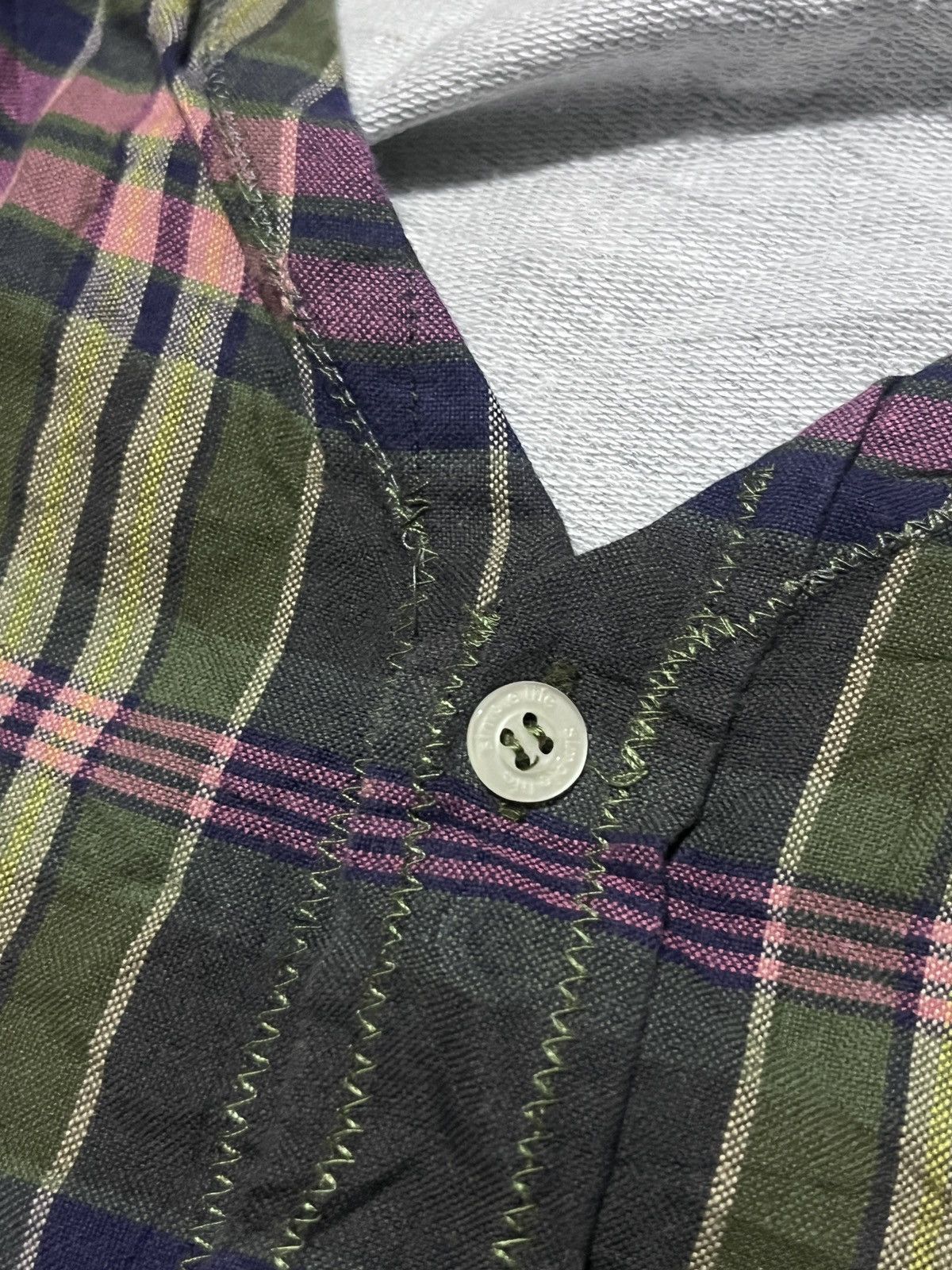 Global Work × Japanese Brand Fusion Flannel and Sweatshirt Global Work Size US L / EU 52-54 / 3 - 4 Thumbnail