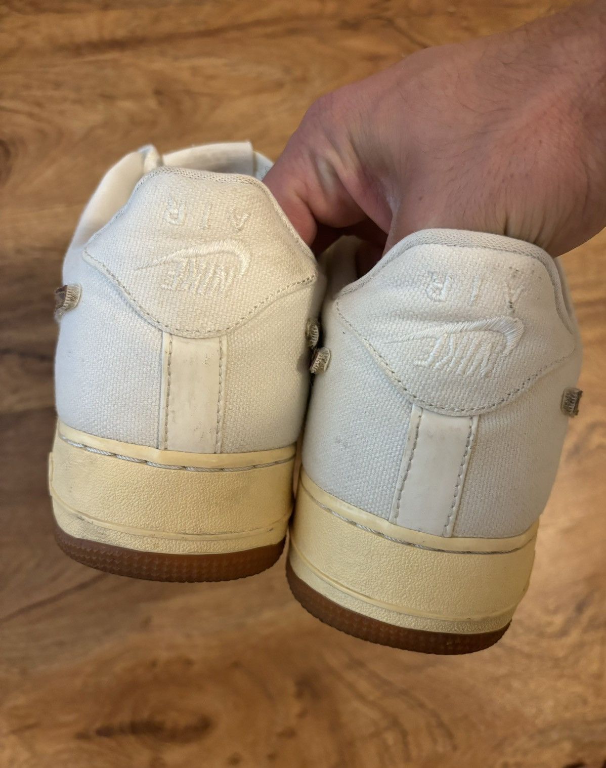 Nike × Travis Scott Travis Scott x Nike Air Force 1 “sail” Size US 12 / EU 45 - 10 Thumbnail