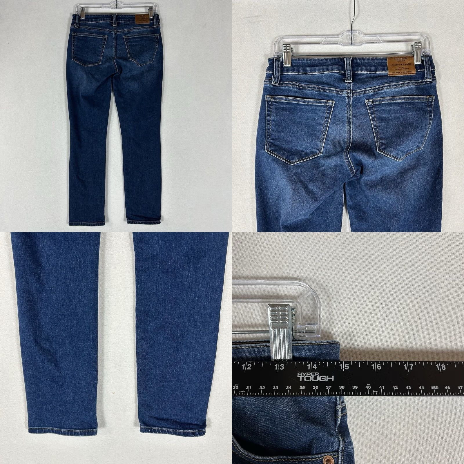 Lucky Brand Lucky Brand Lolita Skinny Jeans Womens 2/26 Ankle Blue Denim Dark Wash Casual Shirt Size 26" / US 2 / IT 38 - 8 Thumbnail