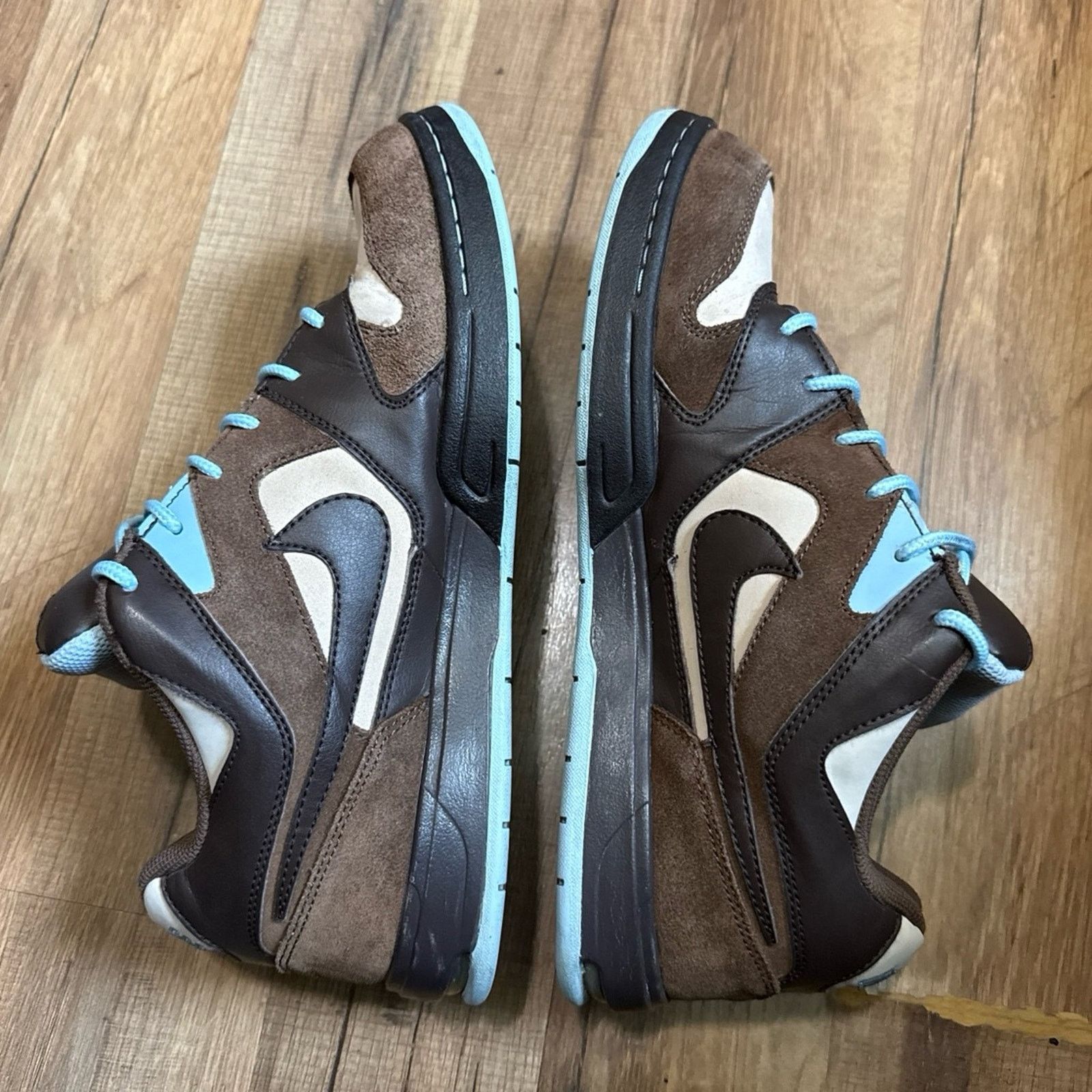 Nike 2008 Nike Dunk Low NYX Baroque Chocolate Brown Size US 9.5 / EU 42-43 - 4 Thumbnail