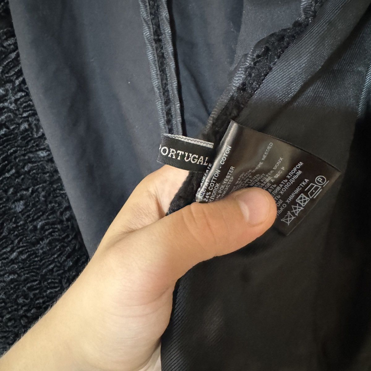 Ann Demeulemeester × Designer 2000s ANN DEMEULEMEESTER BLACK LAMB SHEARLING BELTED COAT Size M / US 6-8 / IT 42-44 - 15 Thumbnail