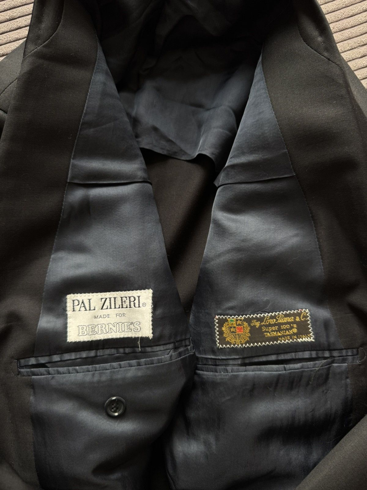 Loro Piana Vintage Pal Zileri Loro Piana Double-Breasted Blazer Jacket Size 50R - 10 Thumbnail