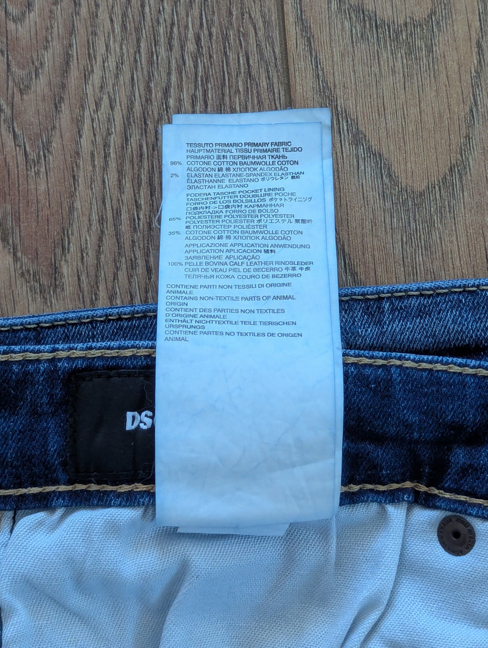 Dsquared2 DSQUARED2 Tidy Biker Jean Dean Caten Denim Pants MadeInItaly Size US 34 / EU 50 - 15 Thumbnail