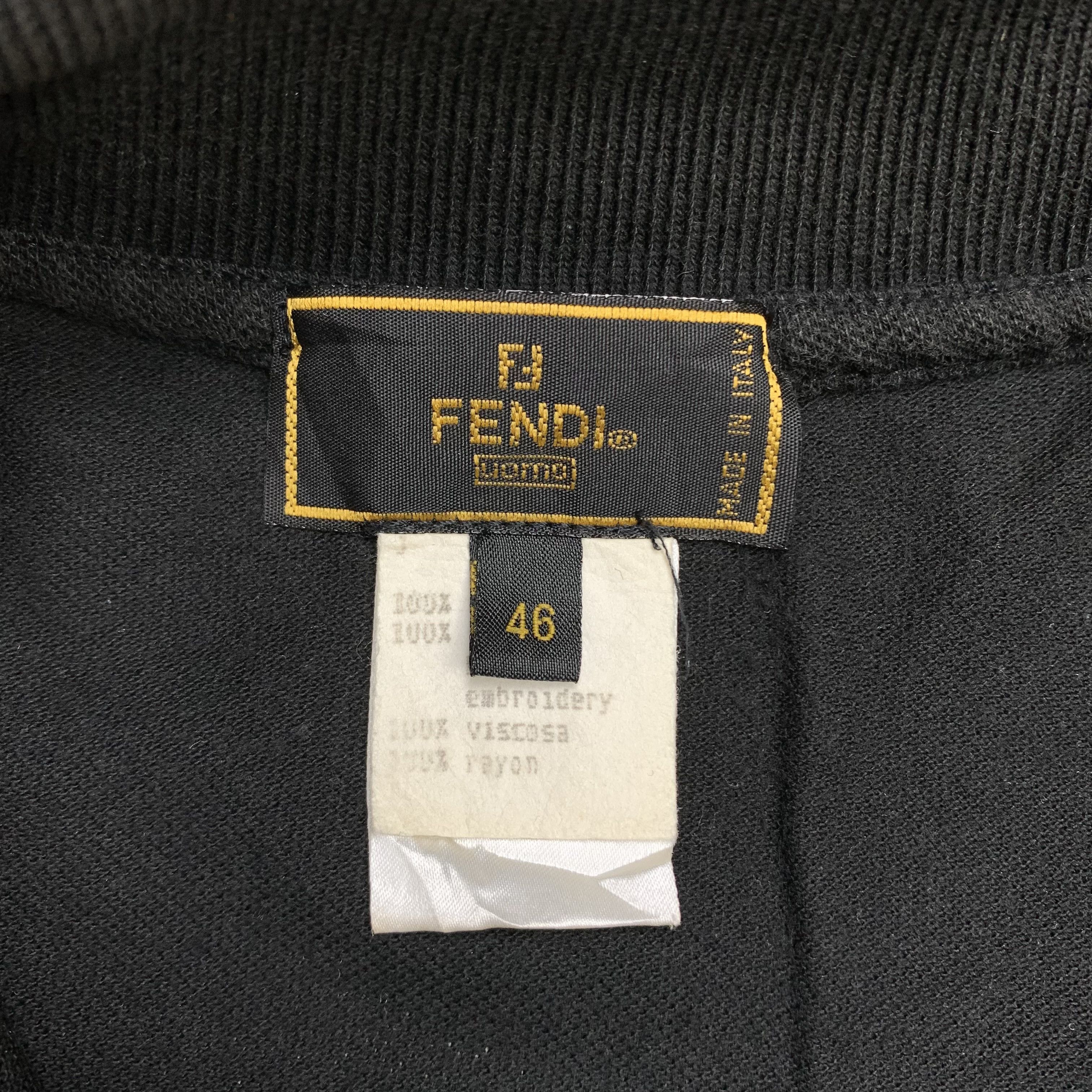 Fendi Vintage Fendi Polo Shirt Size US S / EU 44-46 / 1 - 4 Thumbnail