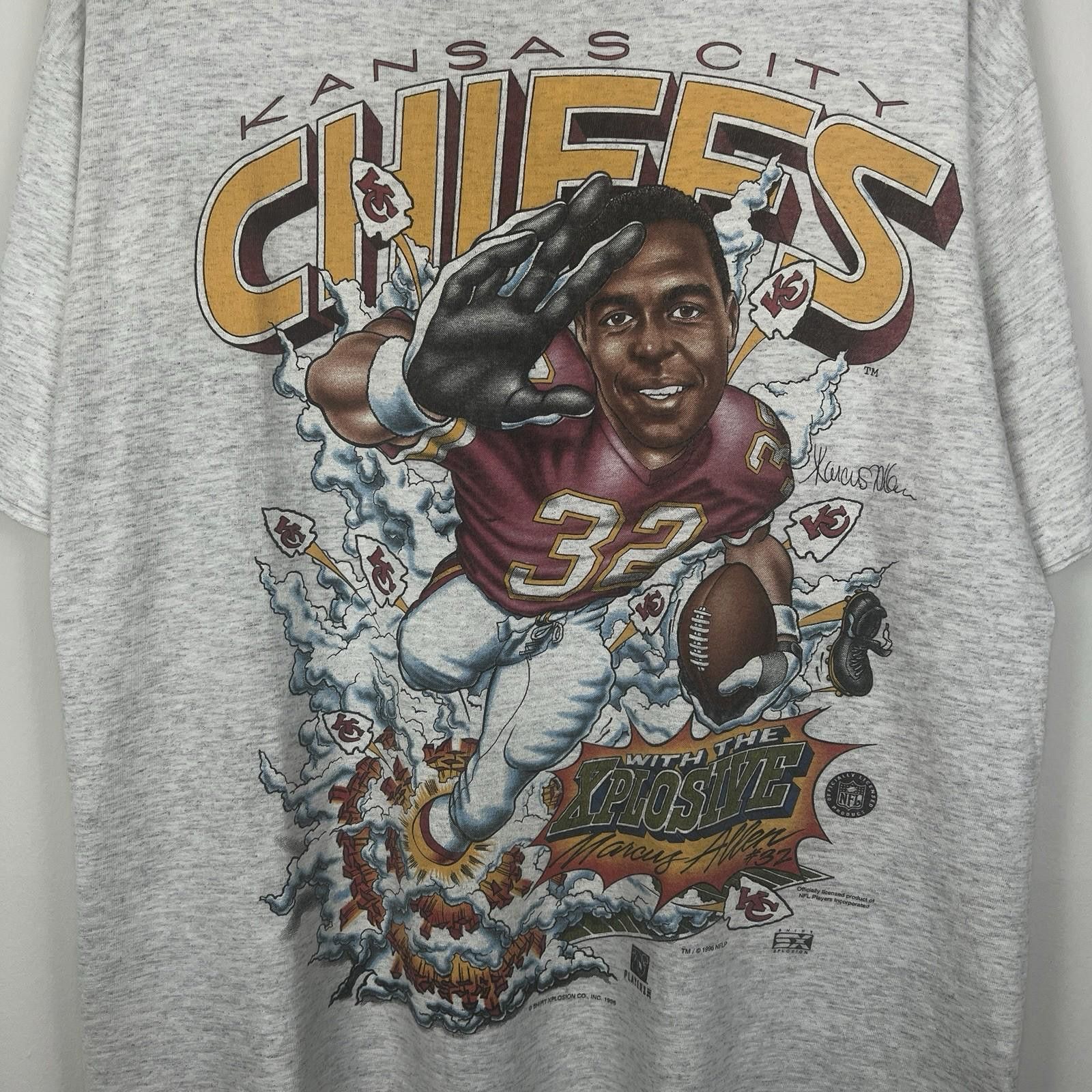 Other Vintage 90s Kansas City Chiefs NFL Gray T Shirt Large Size US L / EU 52-54 / 3 - 2 Thumbnail