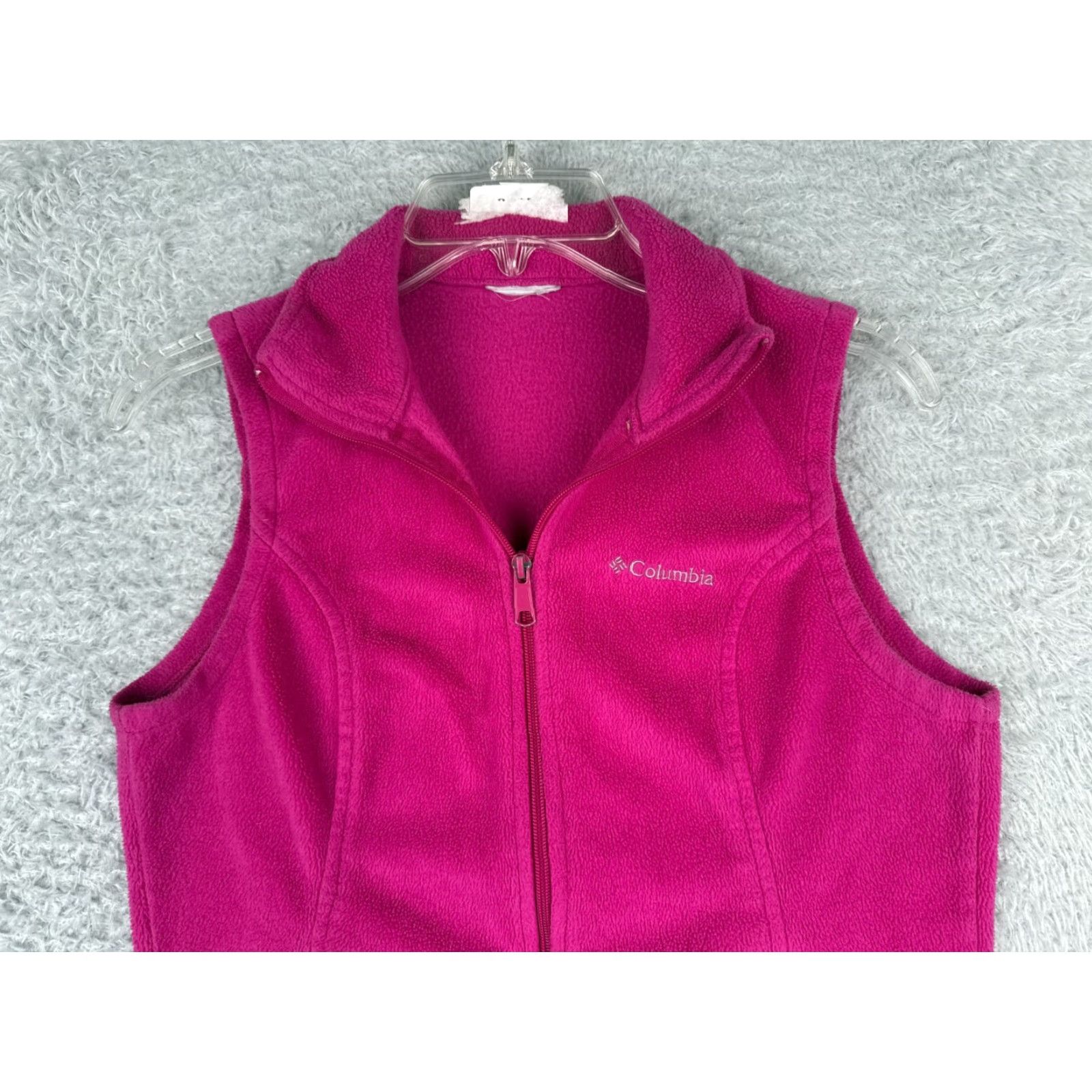 Pinko VINTAGE Columbia Vest Women XS Pink Fleece Polyester Full Zip Walking Golf Size S / US 4 / IT 40 - 4 Thumbnail