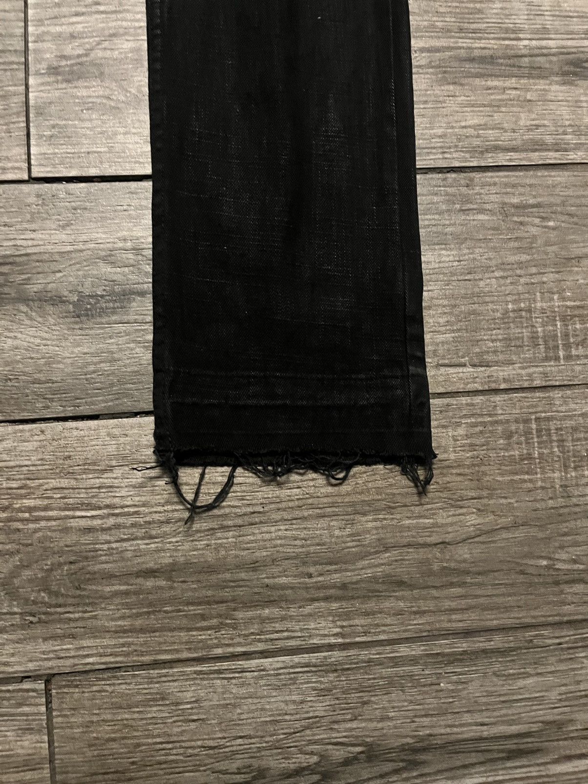 MNML MNML WAXED DENIM CARGO PANTS Size US 30 / EU 46 - 4 Thumbnail