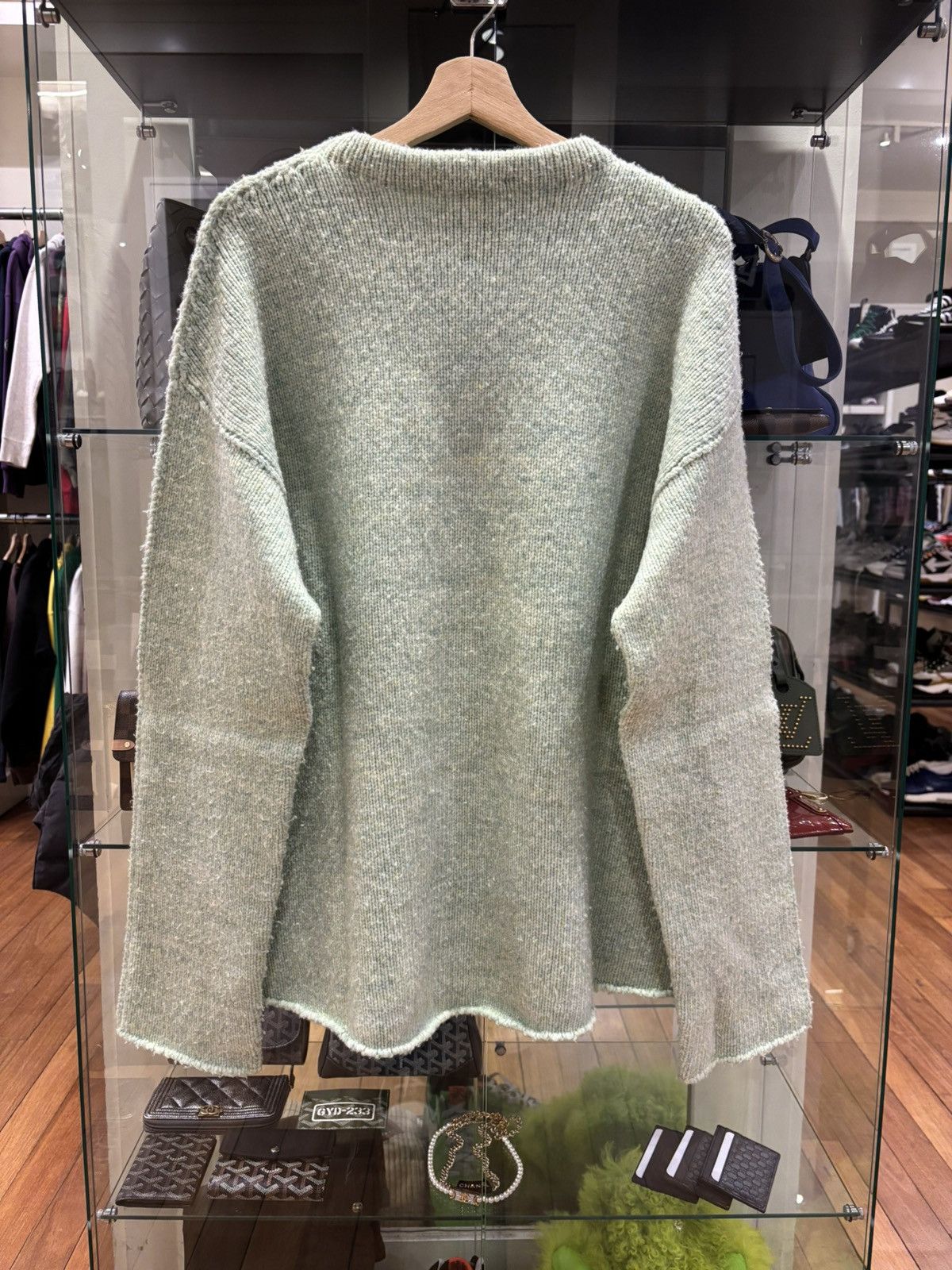 The Row The Row Mumford Wool Blend Knit Sweater - Green Size US M / EU 48-50 / 2 - 2 Thumbnail