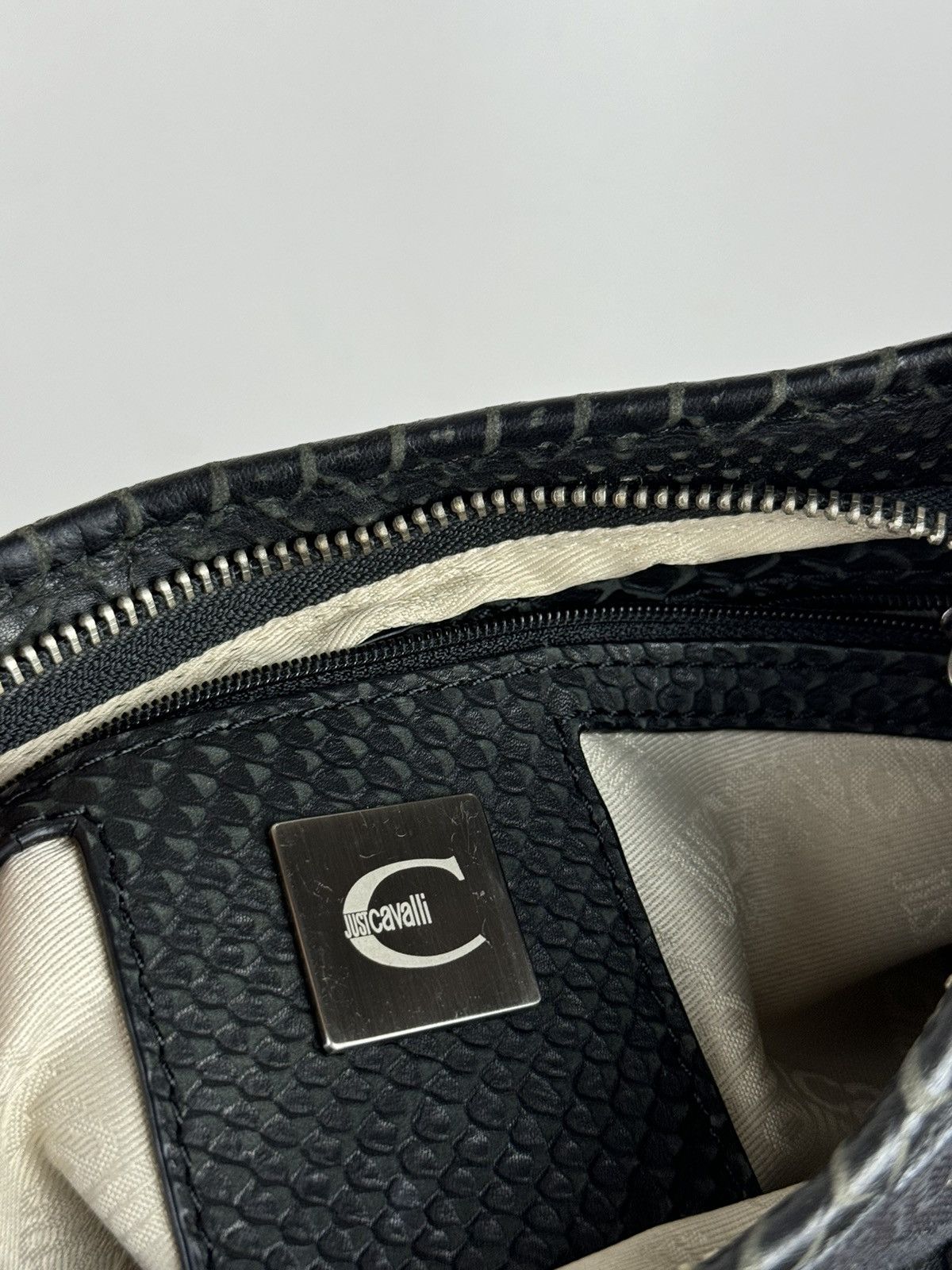 Vintage Just Cavalli leather bag y2k original casual item