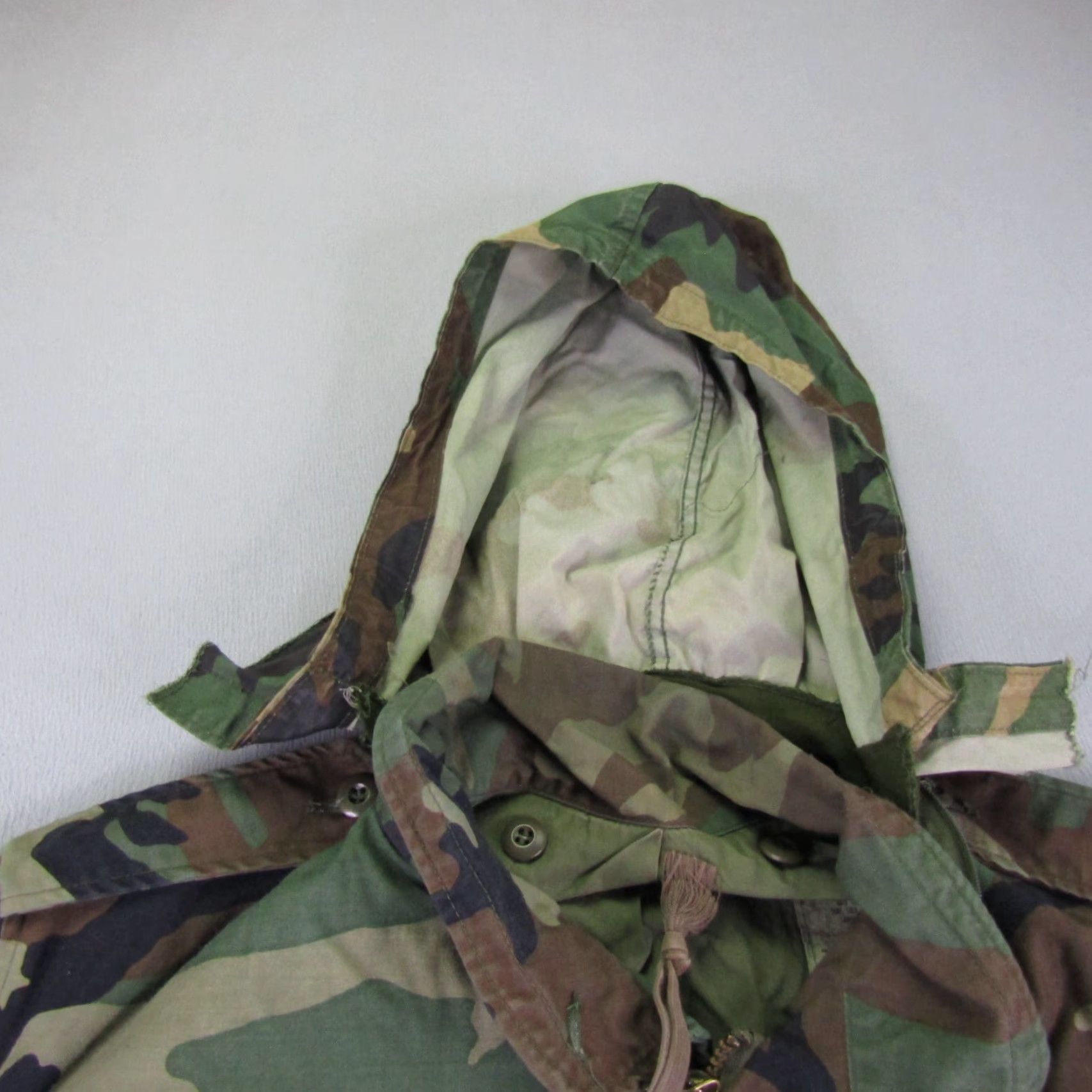 Vintage VINTAGE US Army Jacket Mens Medium Green Camo Cold Weather Field Coat 80s 1985 Size US M / EU 48-50 / 2 - 2 Thumbnail
