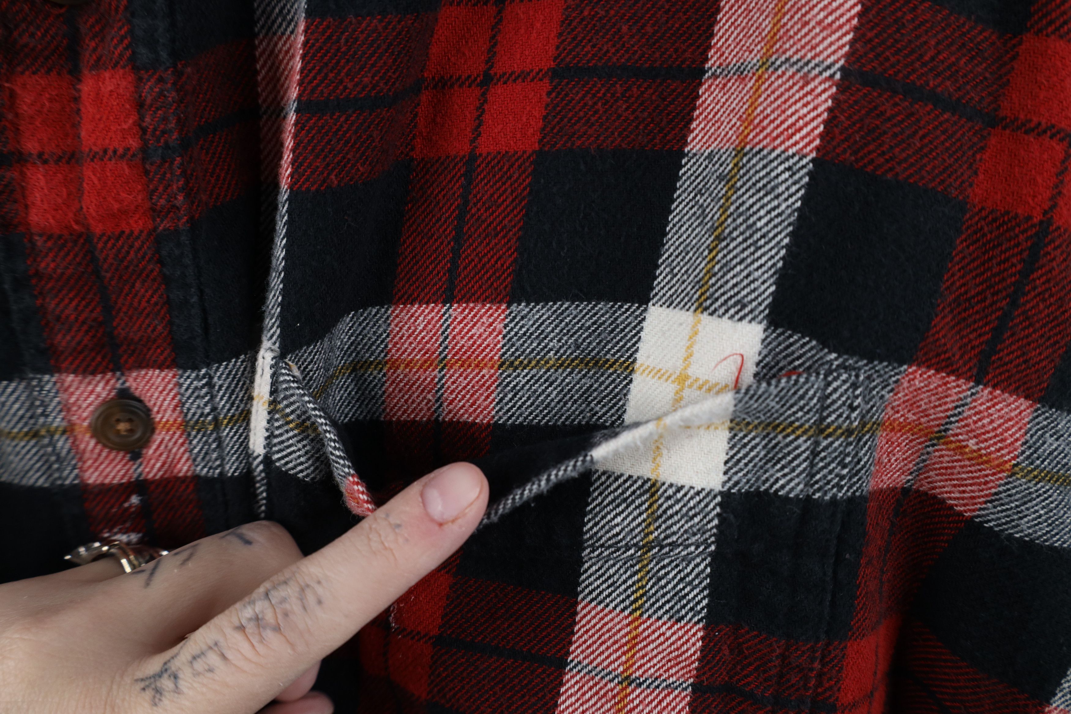 J.Crew Vintage 90s J Crew Flannel Collared Button Down Shirt Plaid Size US L / EU 52-54 / 3 - 10 Thumbnail
