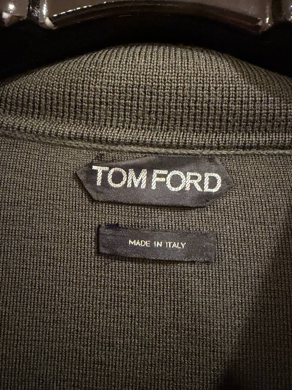 Tom Ford Tom Ford Suede-Front Merino Wool Knit Jacket Size US M / EU 48-50 / 2 - 3 Thumbnail
