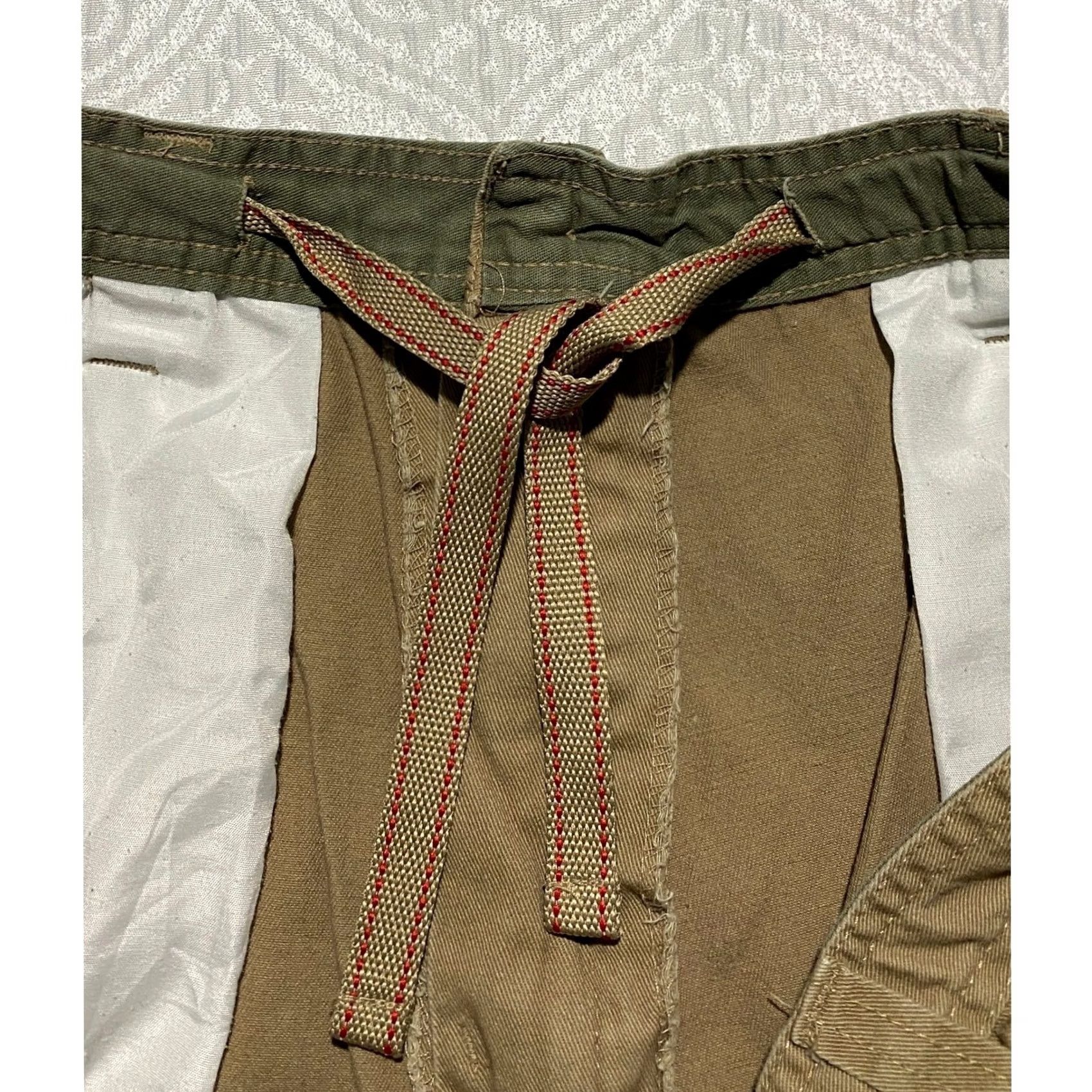 Vintage Rugged Wear Cargo Shorts Mens 38 Khaki Tan Cotton Multi Pocket Relaxed Fit Size US 38 / EU 54 - 5 Thumbnail