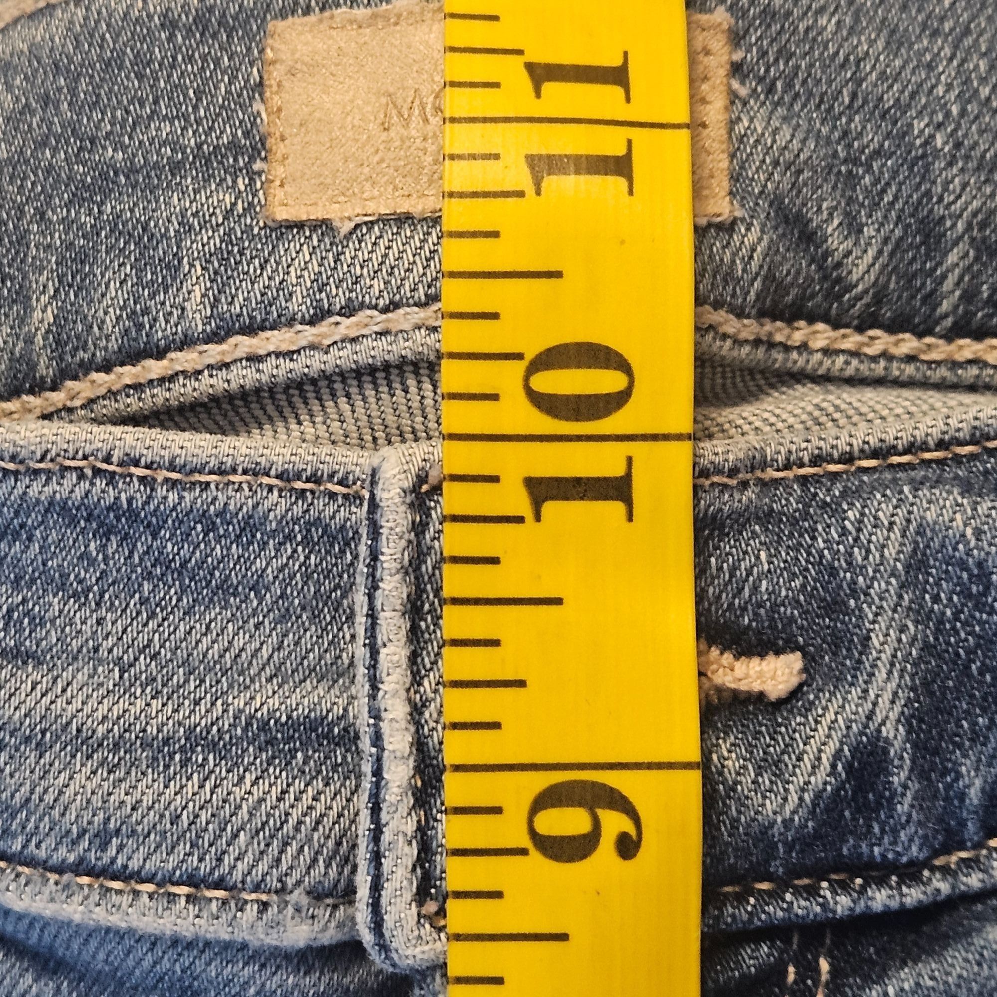 MOTHER Mother Women Mid-Rise Dazzler Ankle Fray Jeans 26 Quiet Luxu Size 26" / US 2 / IT 38 - 16 Thumbnail