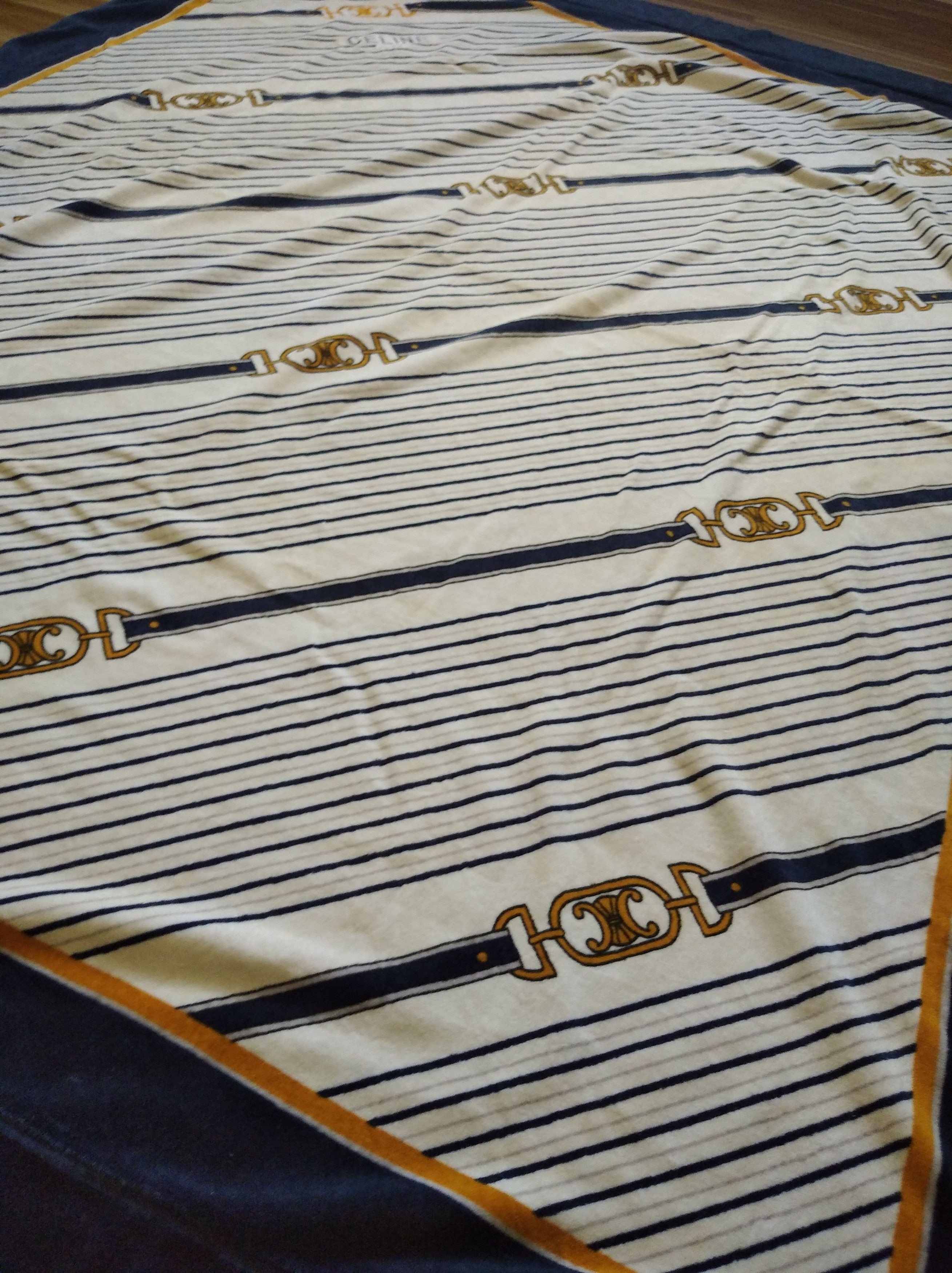 Other CELINE BIG MONOGRAM COTTON BLANKET Size ONE SIZE - 3 Thumbnail